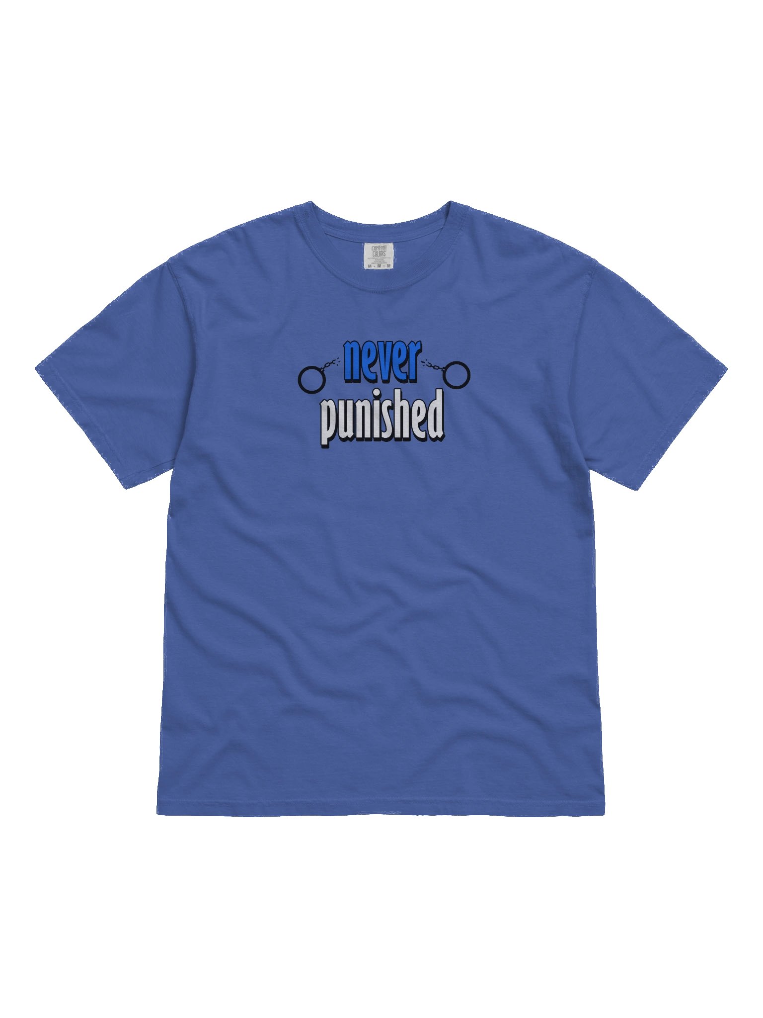 Never Punished Comfort Tee (Blue) product image (2)