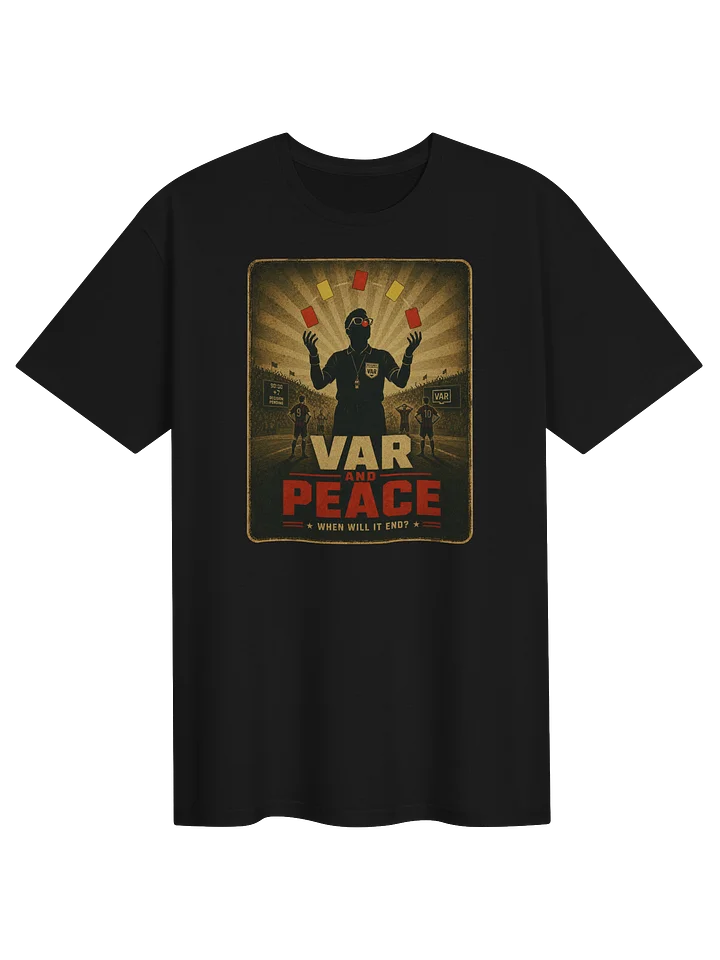 VAR and Peace Soccer Tee product image (1)