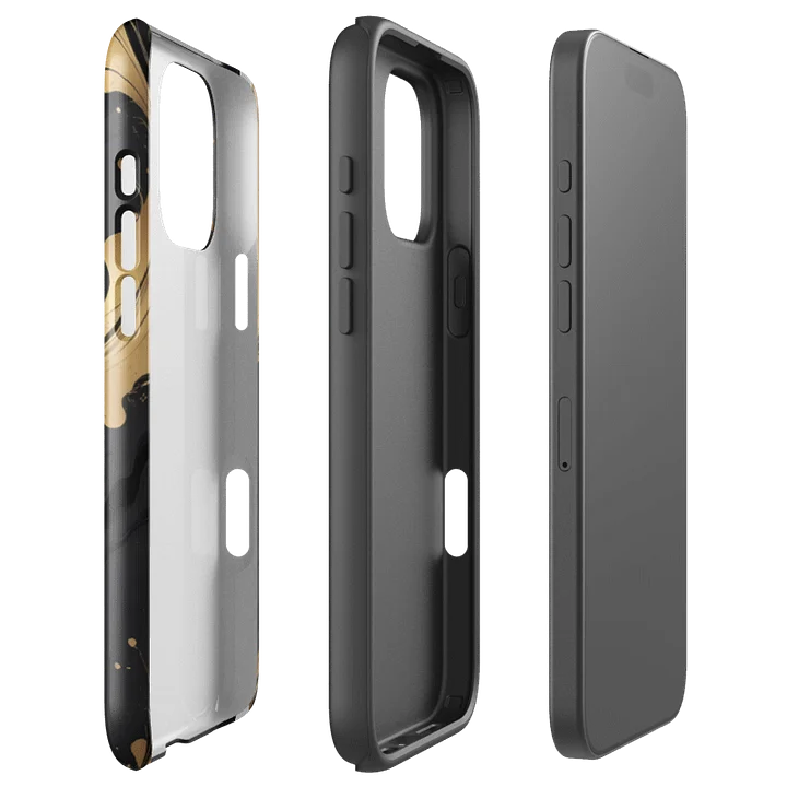 Tough Case for iPhone® – Mystic Gold Flow product image (92)