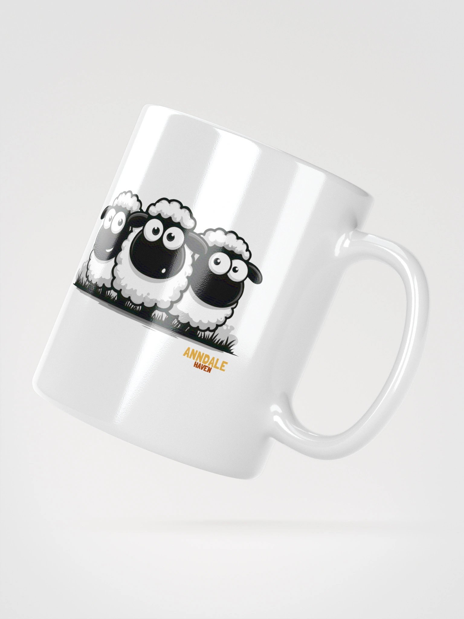 "Three Sheep of Anndale" Mug product image (5)