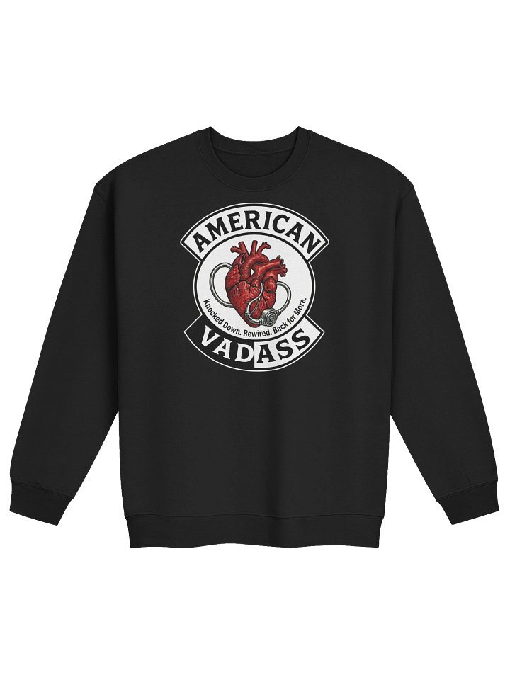 "AMERICAN VADASS - Knocked Down "— Crewneck Sweatshirt - Unisex product image (1)