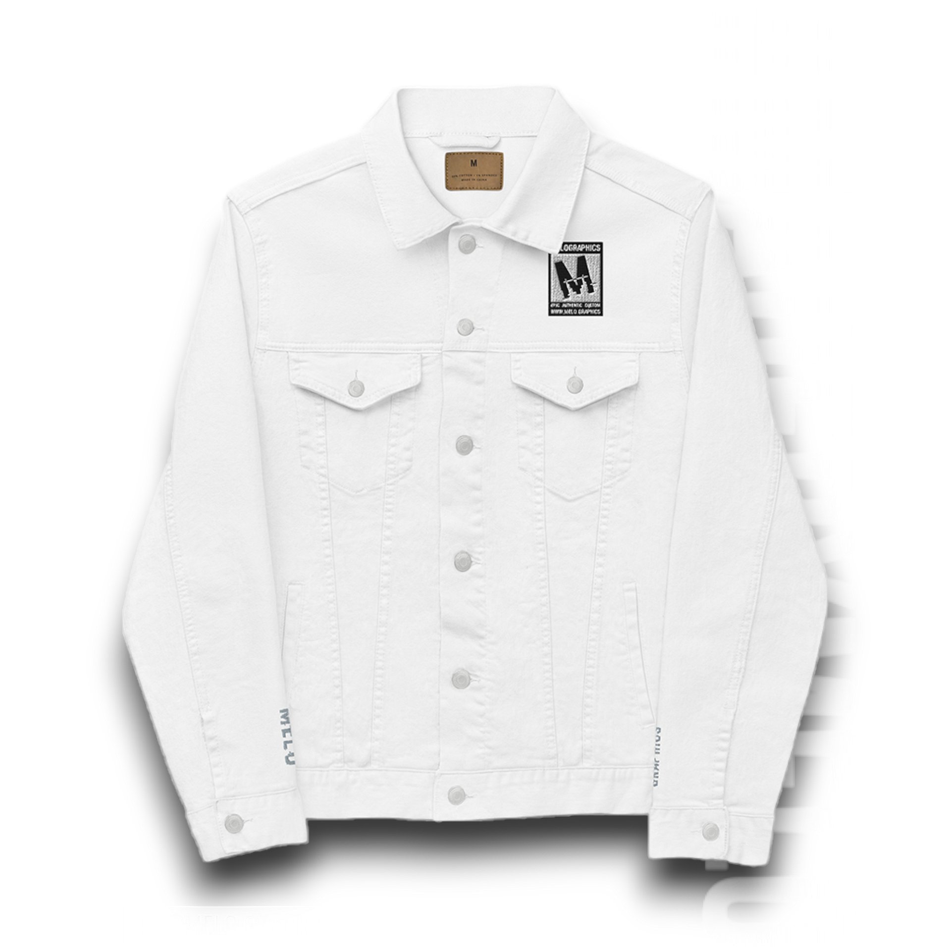 Rated M: Grey Stitched - Denim Jacket | #MadeByMELO product image (5)