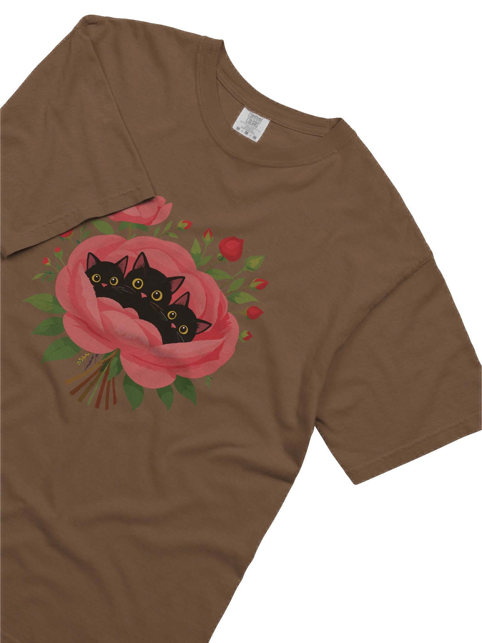 Feline in Bloom T-shirt product image (2)