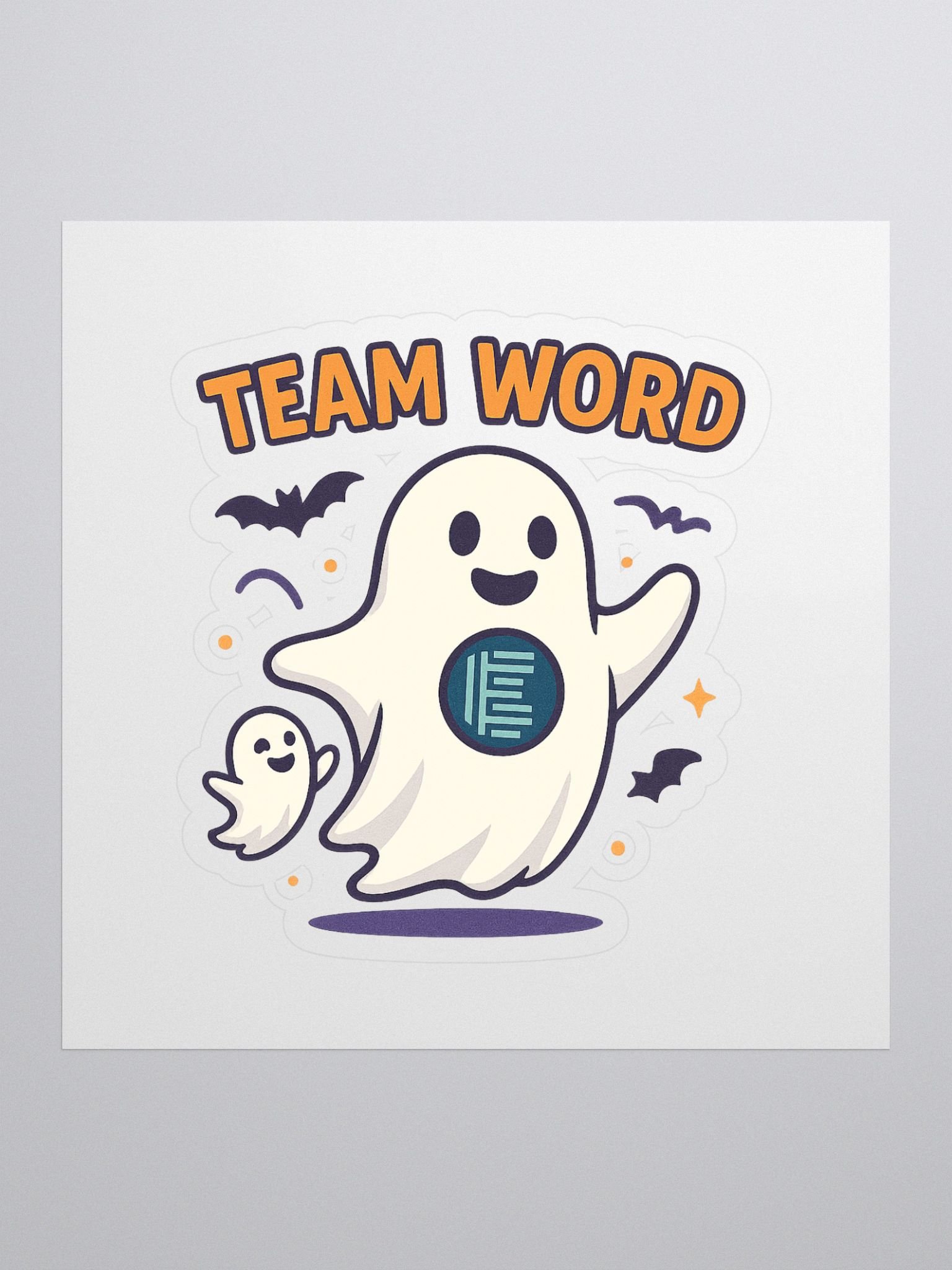 Team Word Kiss Cut Stickers product image (1)