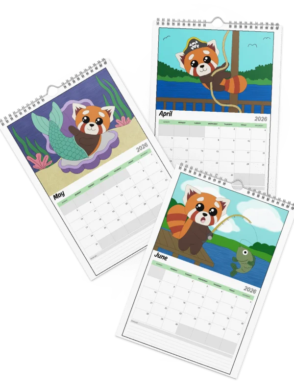 2026 Red Panda Calendar product image (4)
