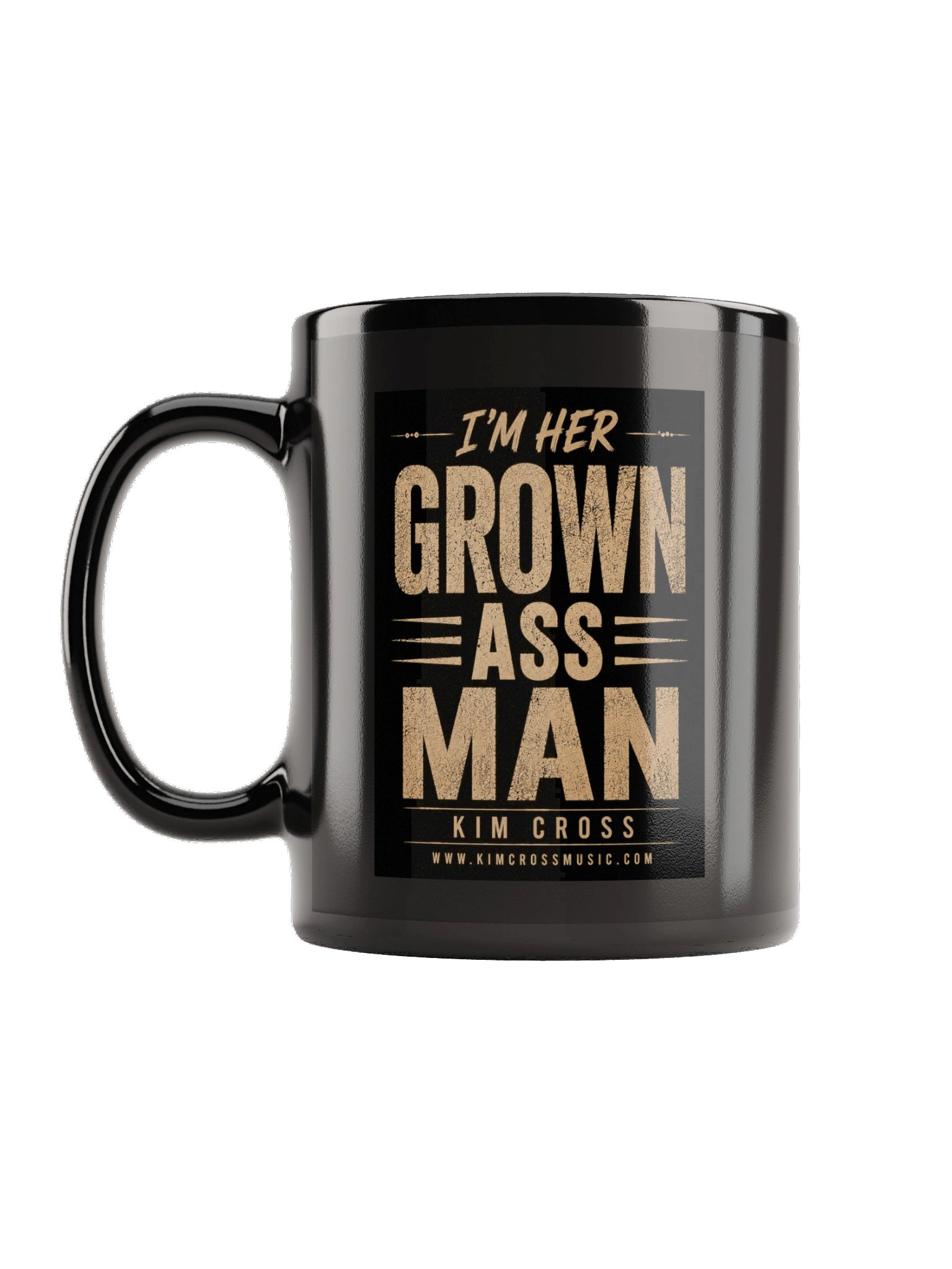 I'm Her Grown Ass Man Black Coffee Mug product image (2)