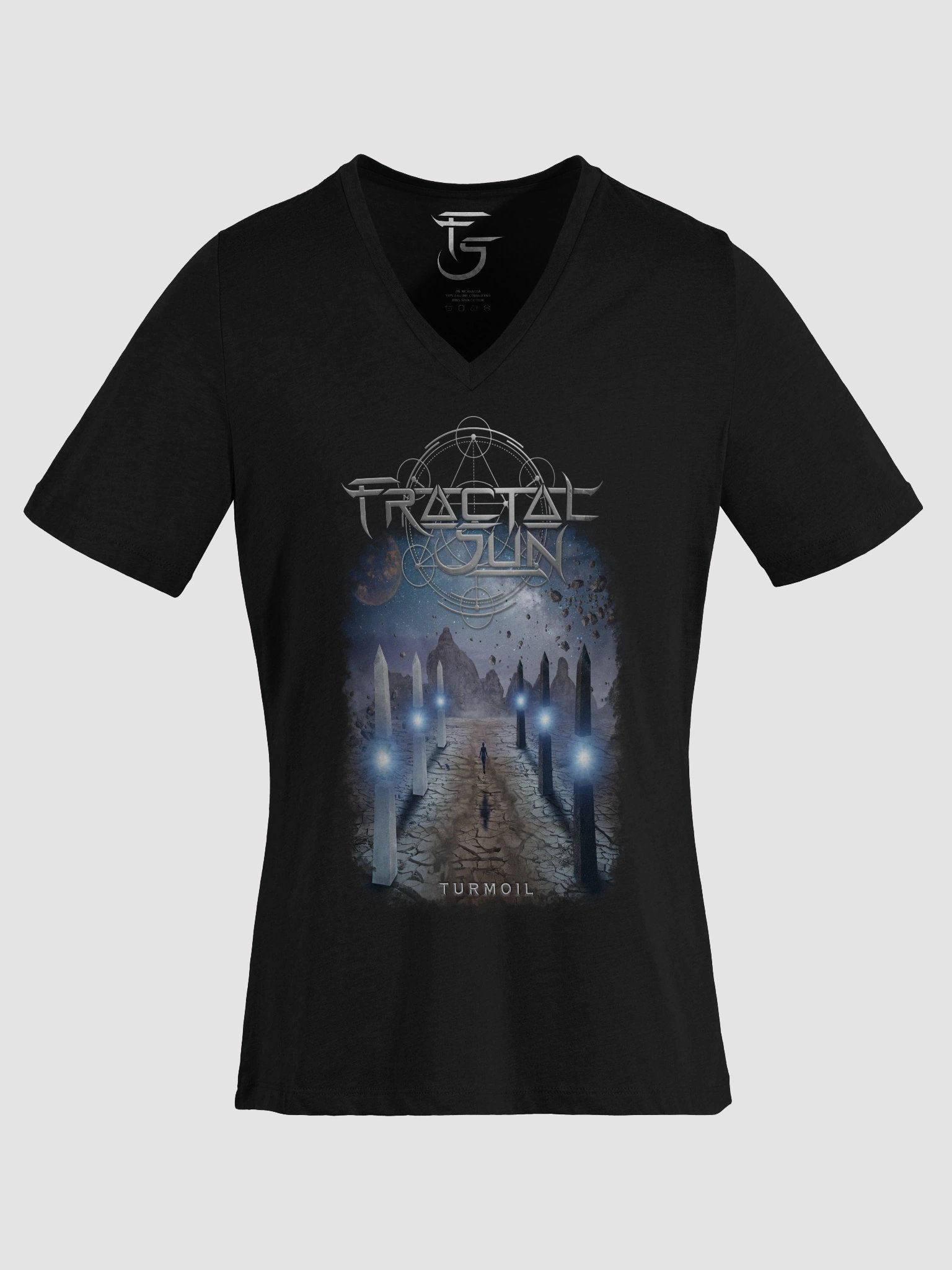 Turmoil Women's Relaxed V-Neck T-Shirt product image (18)
