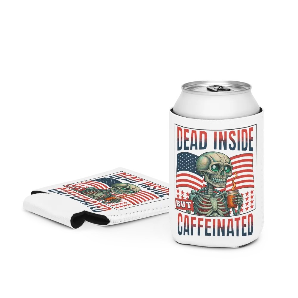Dead Inside But Caffeinated Can Cooler product image (4)