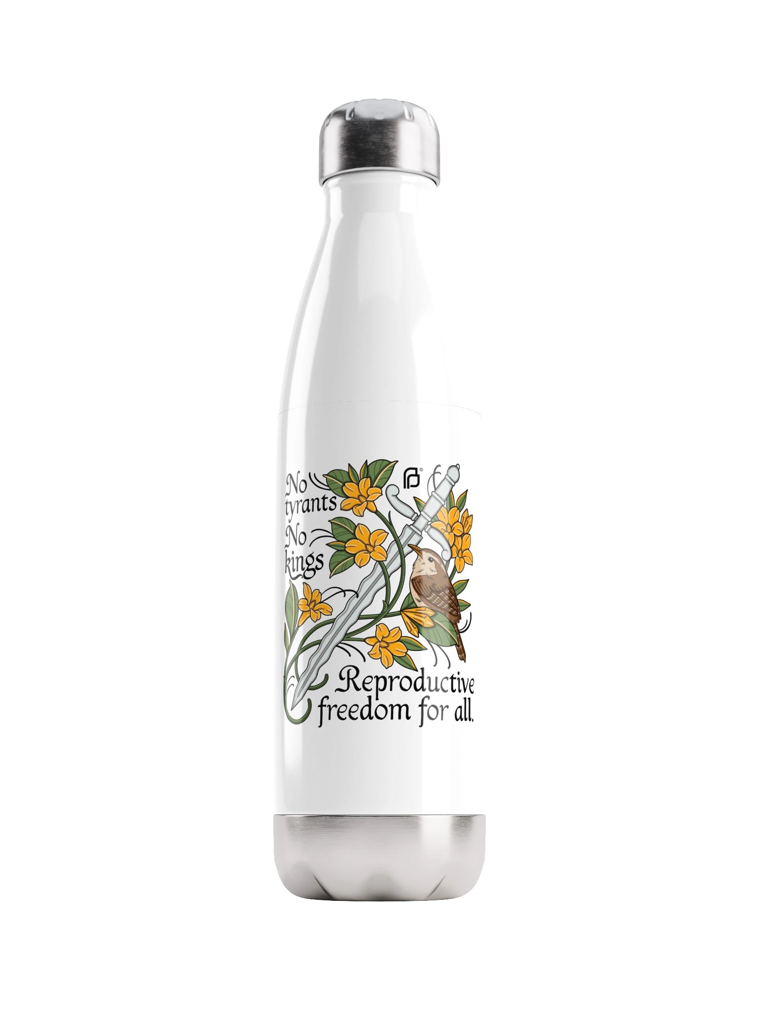 No Tyrants, No Kings Water Bottle — South Carolina product image (1)