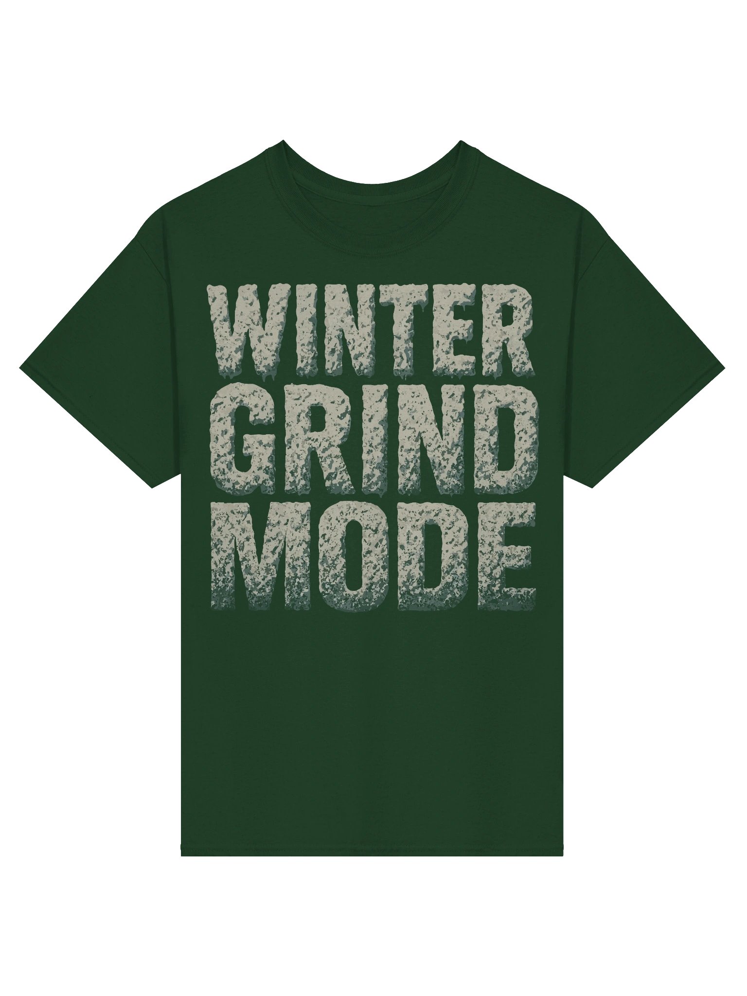 Winter Grind Mode Motivational T-shirt product image (1)
