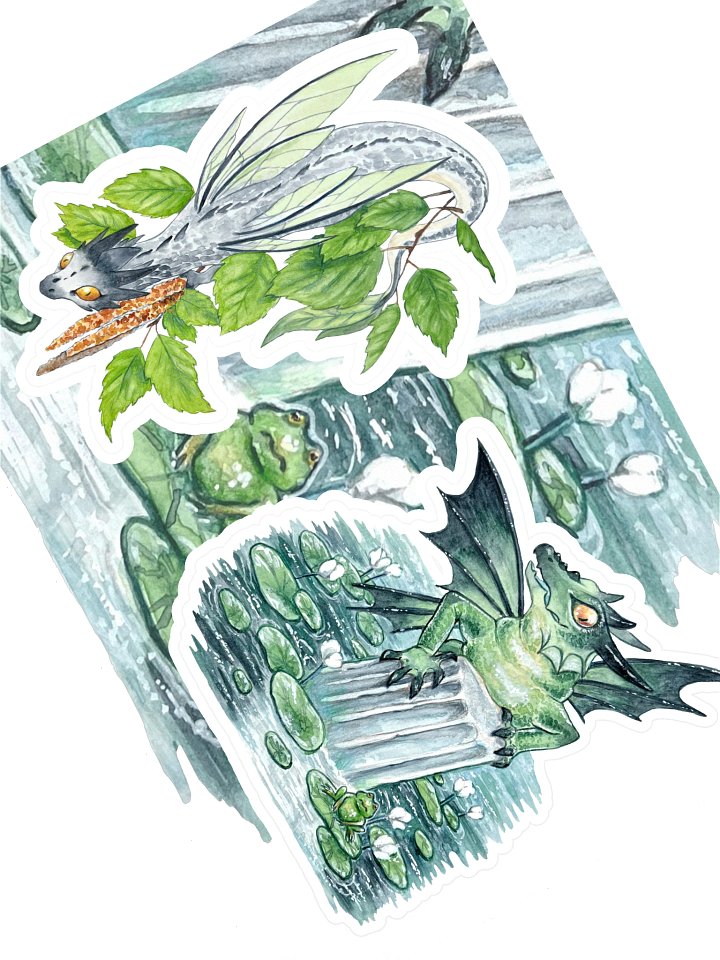 Nature Dragons Sticker Duo product image (1)