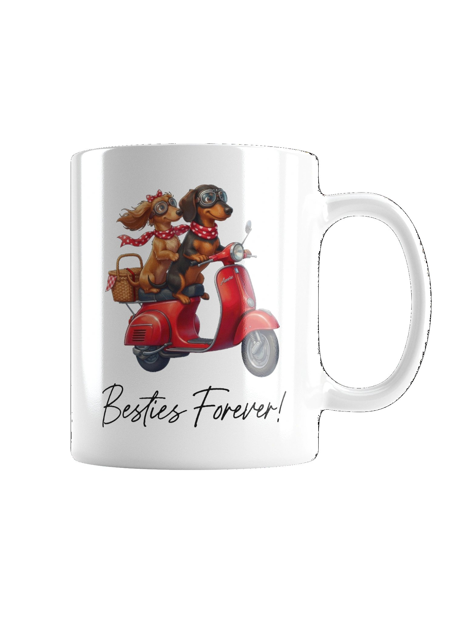 Besties Forever! Ceramic Mug – Romantic Valentine's Day or Anniversary Gift product image (4)