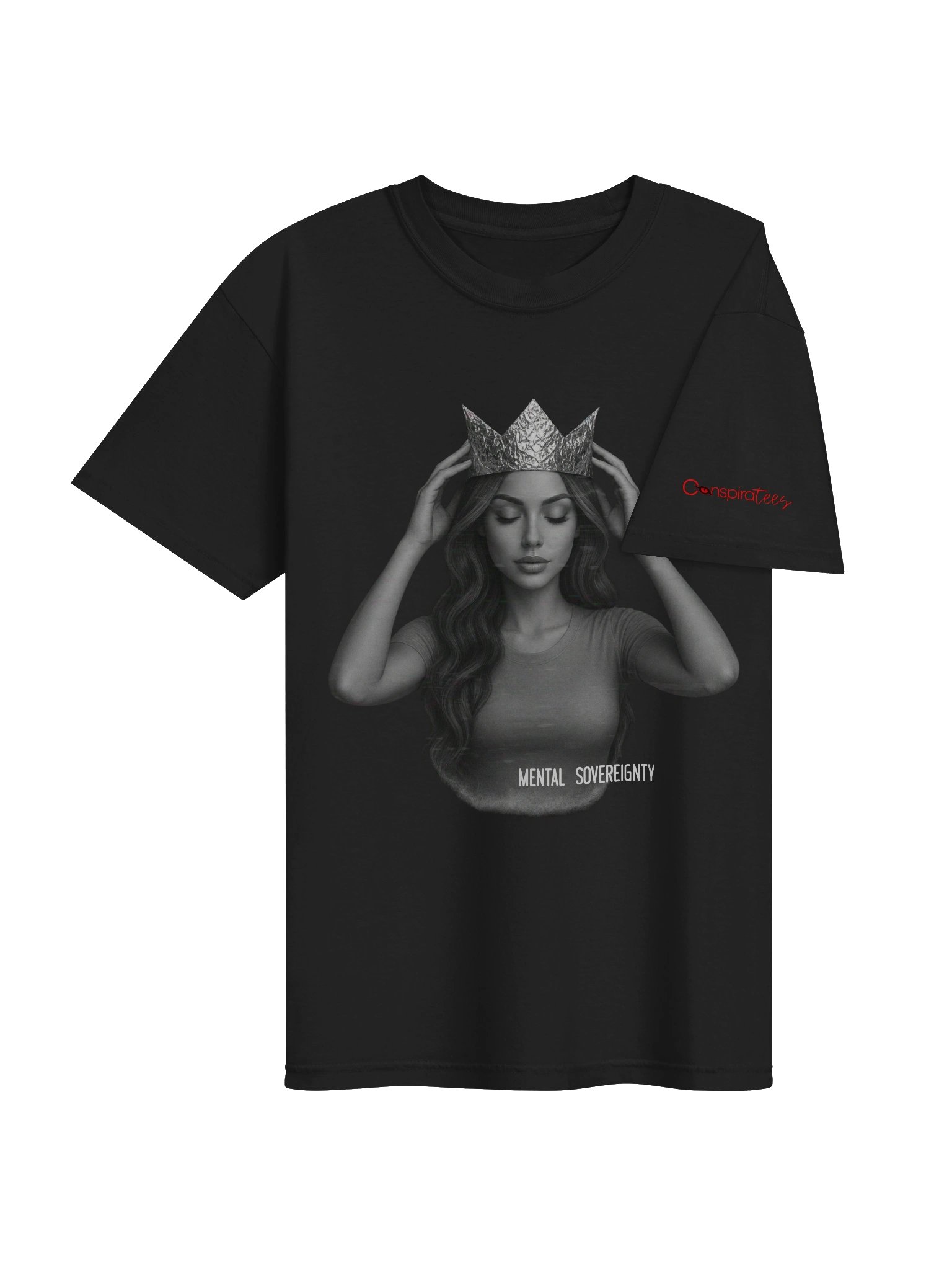 Mental Sovereignty Glitch Crown Tee product image (2)
