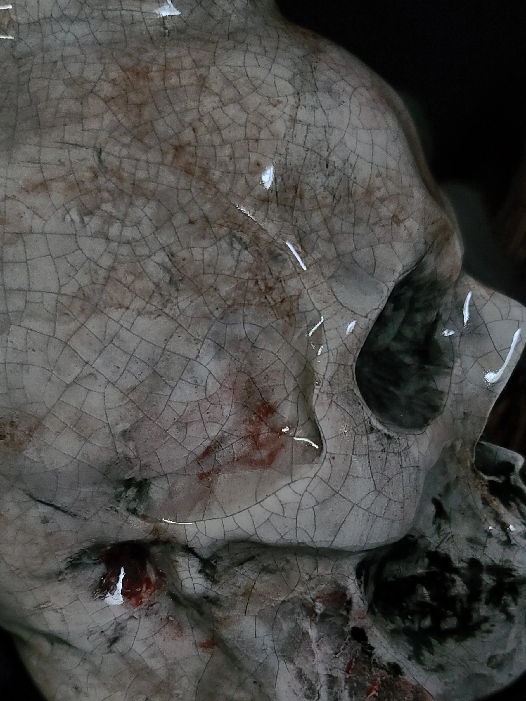 Creepy skull container with cork Bone product image (4)