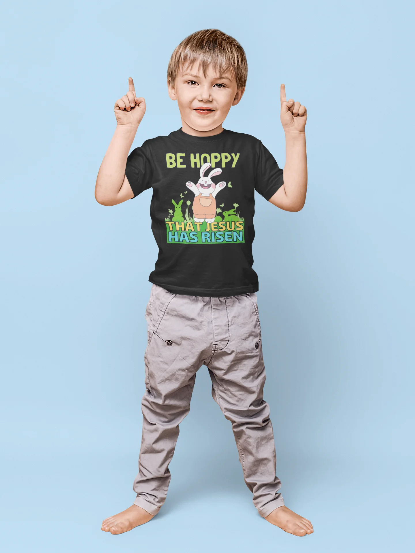 Be Hoppy That Jesus Has Risen Toddler Easter T-Shirt product image (1)