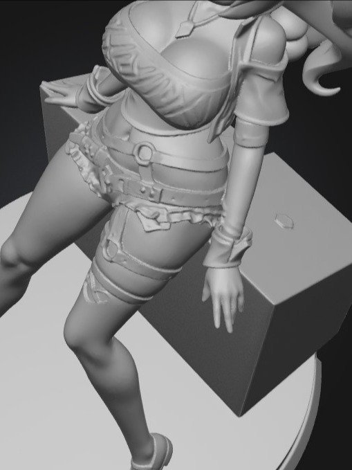 Sexy Nicole Demara .STL - 3D model instant download! Original fan art product image (4)