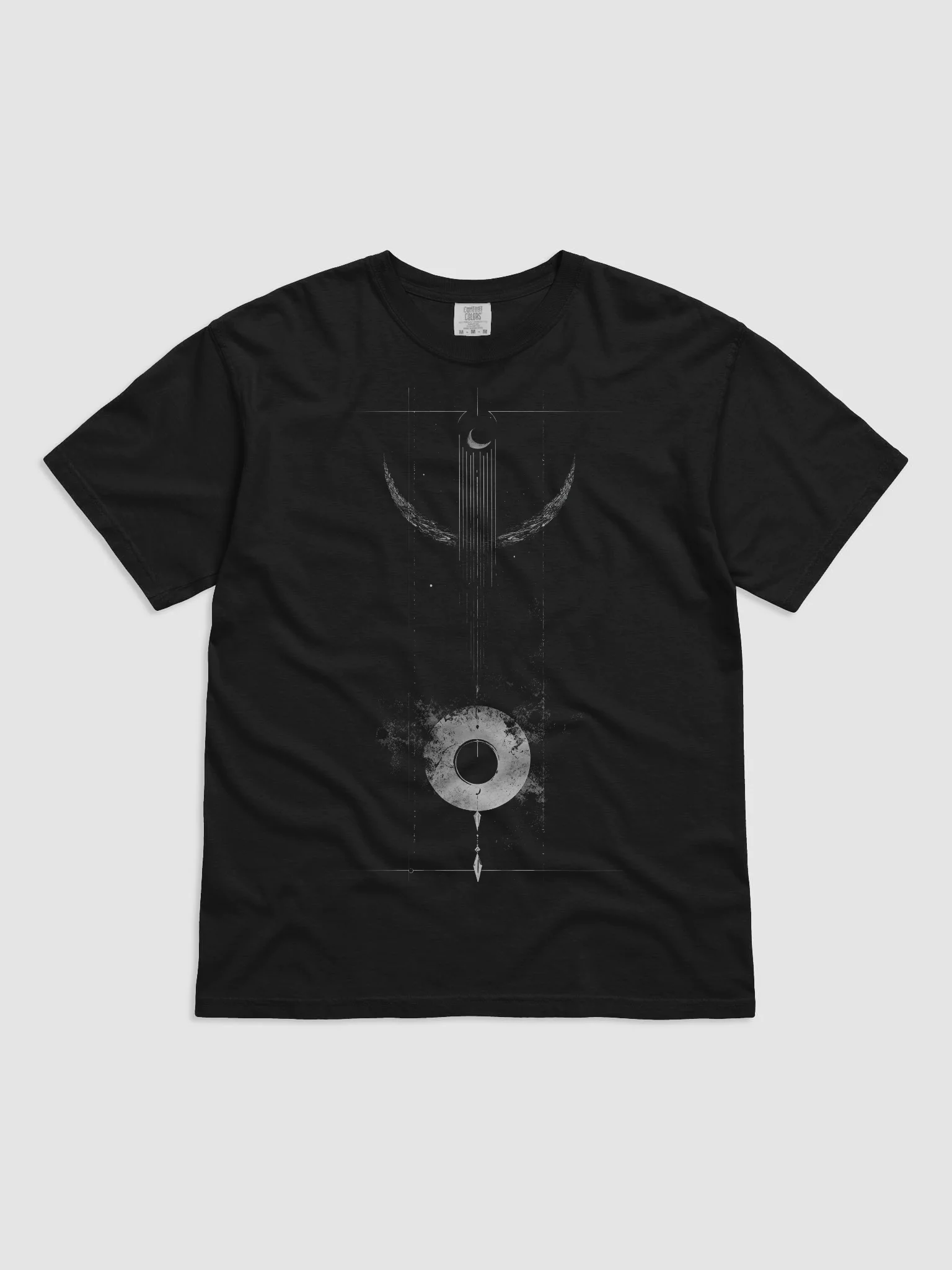 Occult Eclipse Sigil Black Graphic T-Shirt product image (1)