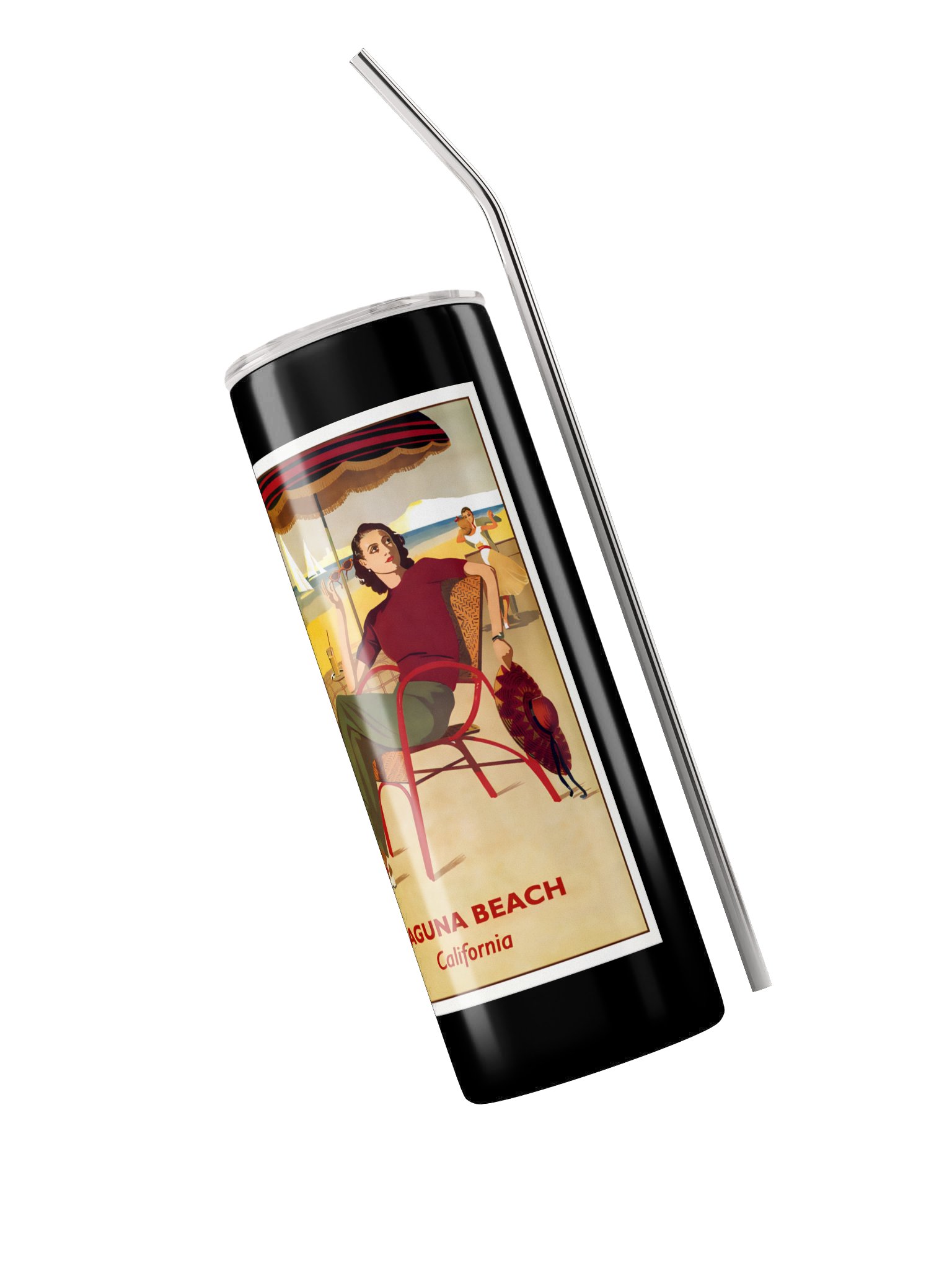 Laguna Beach Retro Travel Tumbler product image (6)