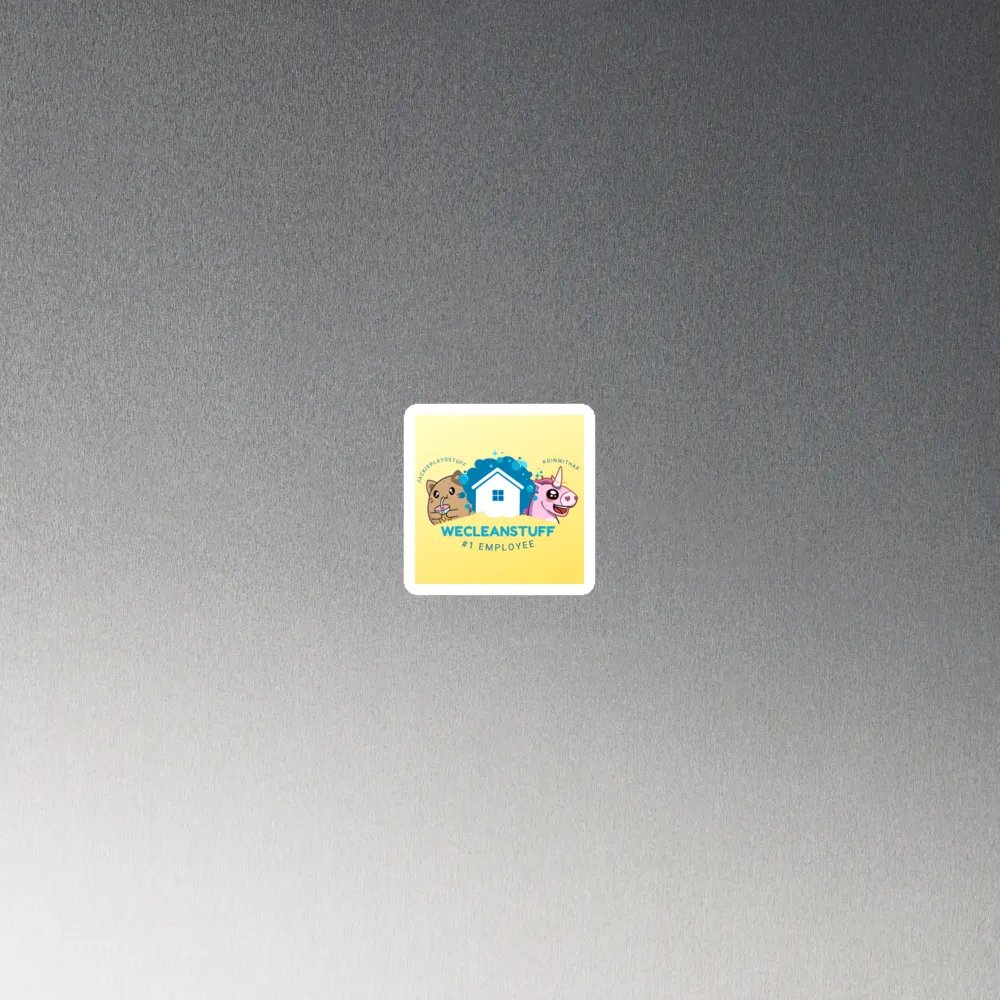 We Clean Stuff Magnet product image (2)