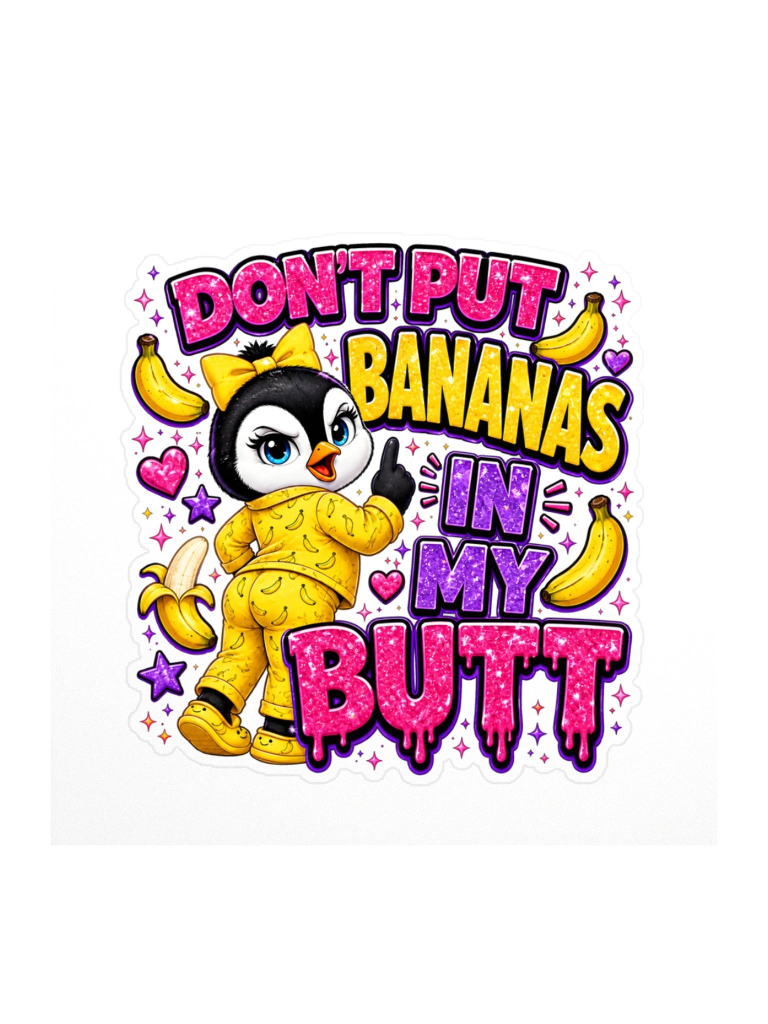Don't Put Bananas Lulu Sticker product image (1)