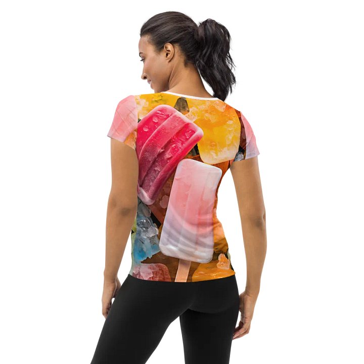 Summer Popsicle Paradise Women's Athletic Tee product image (2)