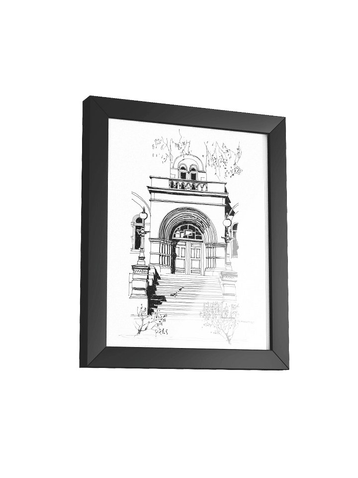 The Museum Hall, Bridge of Allan - Framed Poster product image (2)