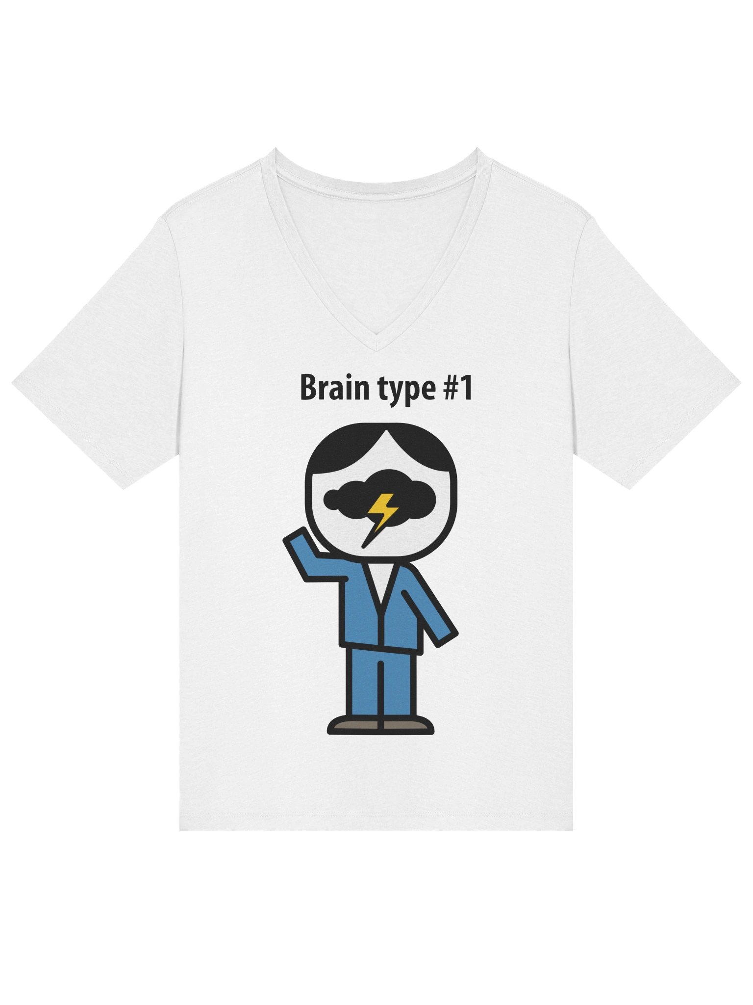 Women's t-shirt for brain type #1 product image (3)