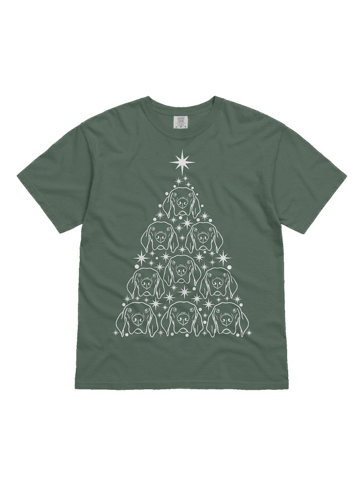 Weimaraner Christmas Tree T-Shirt product image (2)