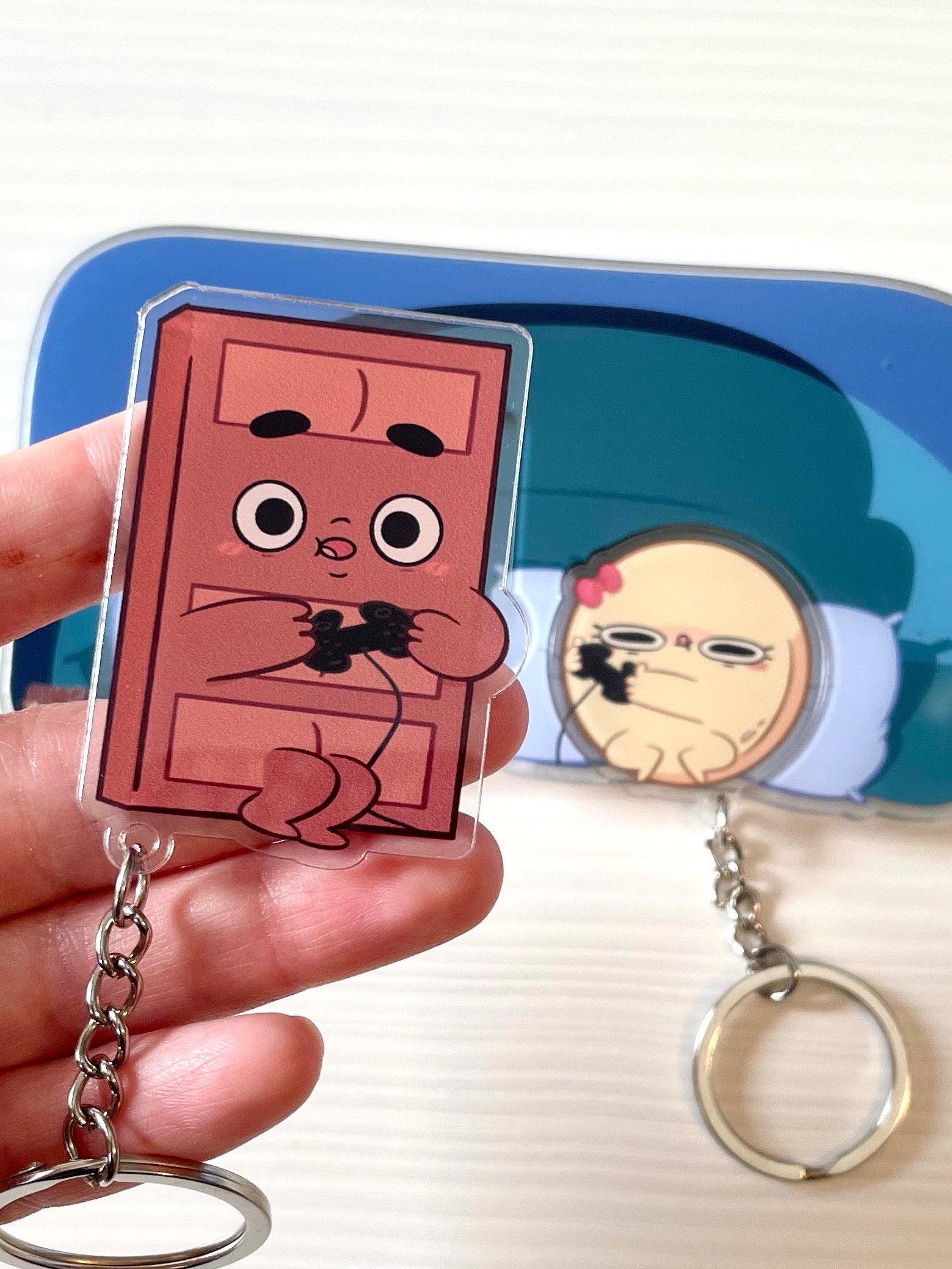 Matching Choco & Pancake Keychains with Bonus Display Base product image (8)