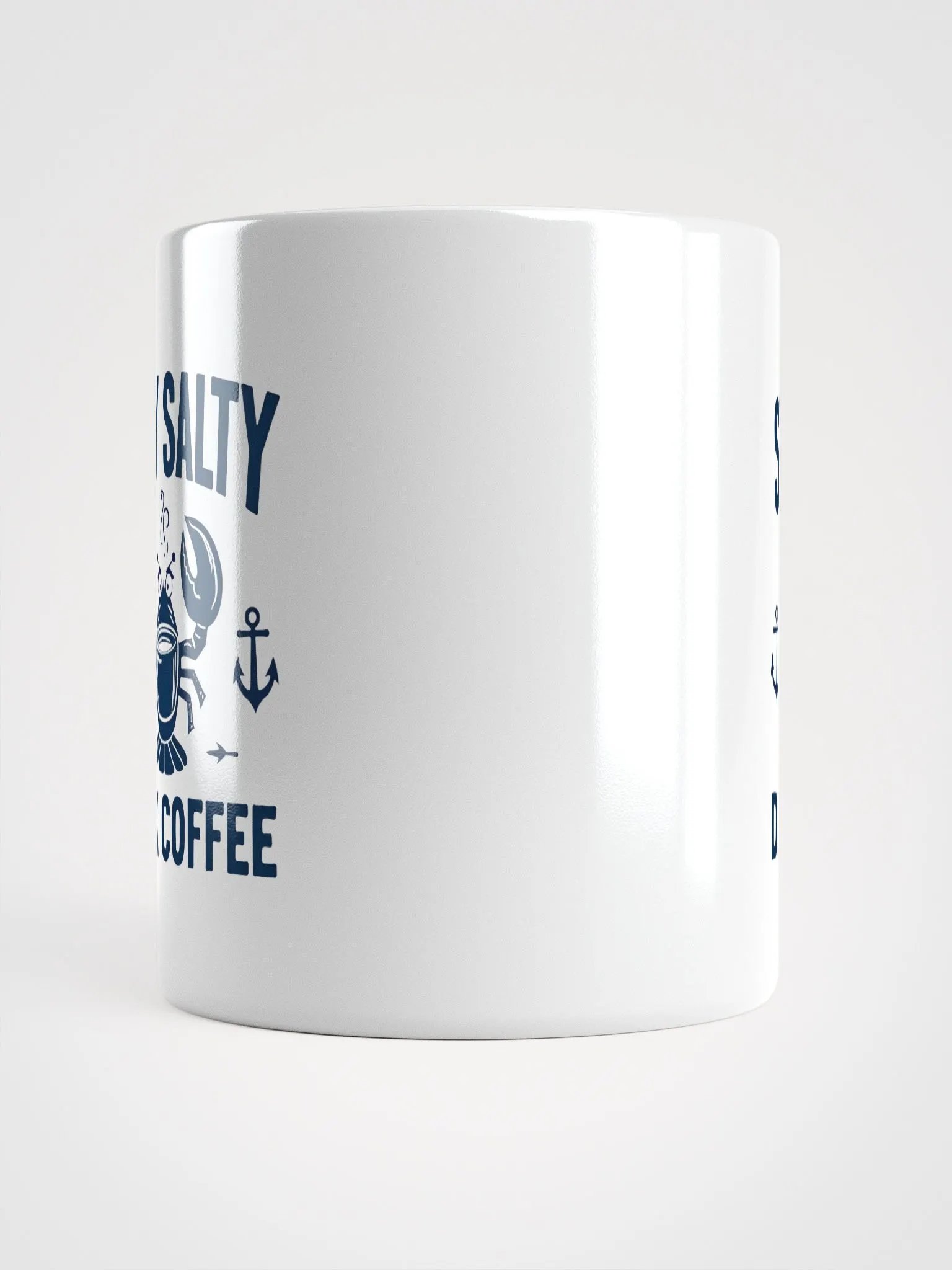 Stay Salty, Drink Coffee | Funny Grumpy Lobster Nautical Mug product image (14)