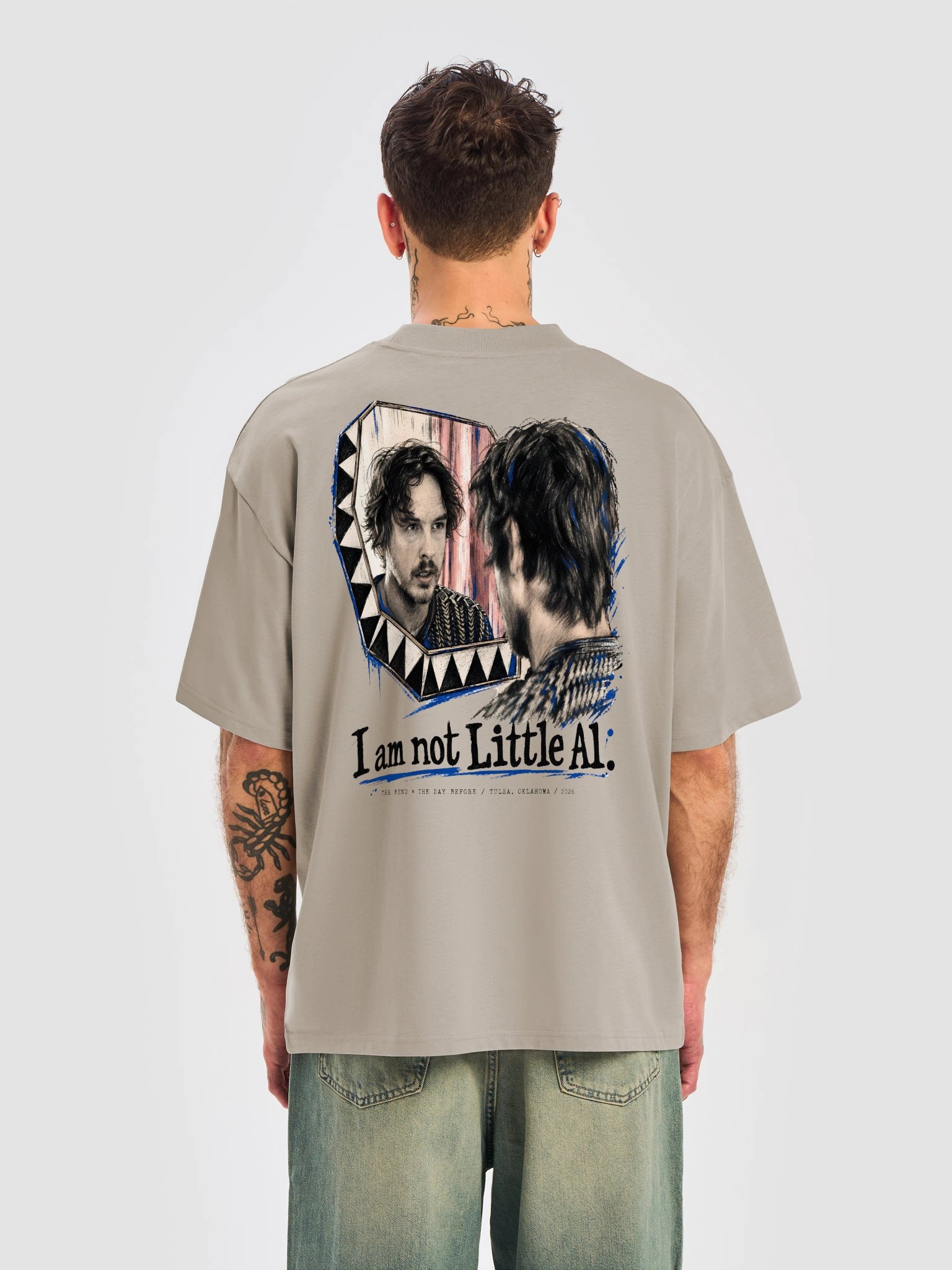 THE BEND × THE DAY BEFORE — “I AM NOT LITTLE AL.” TEE product image (6)