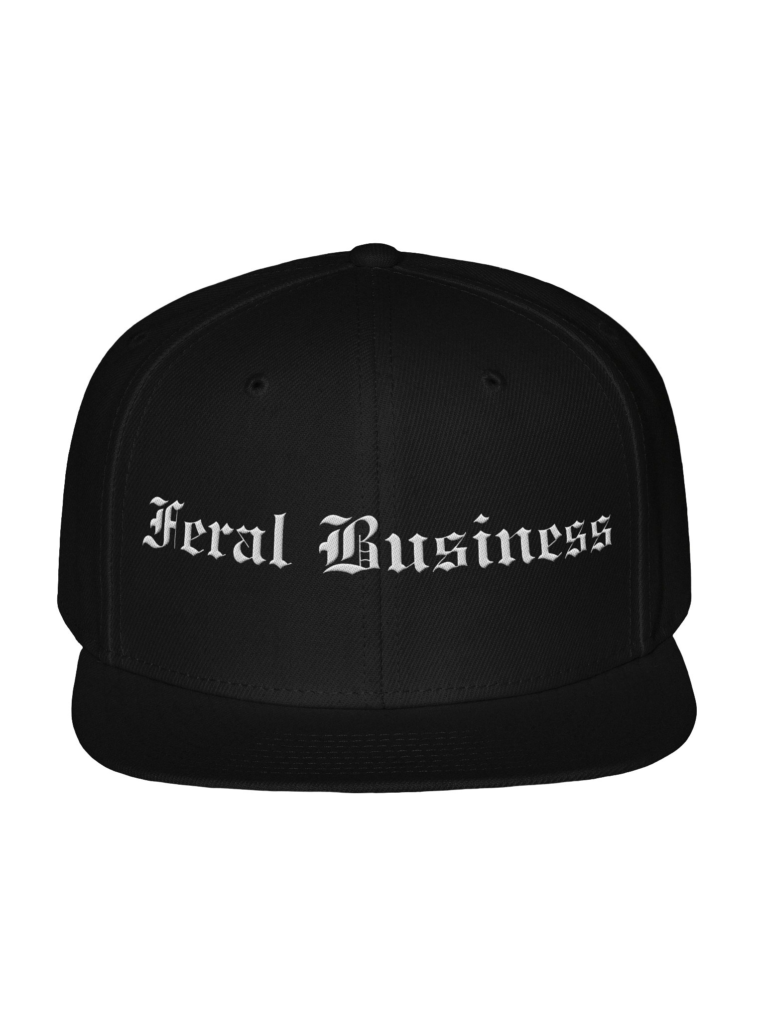 Feral Business - Old English Logo Snapback Hat product image (1)