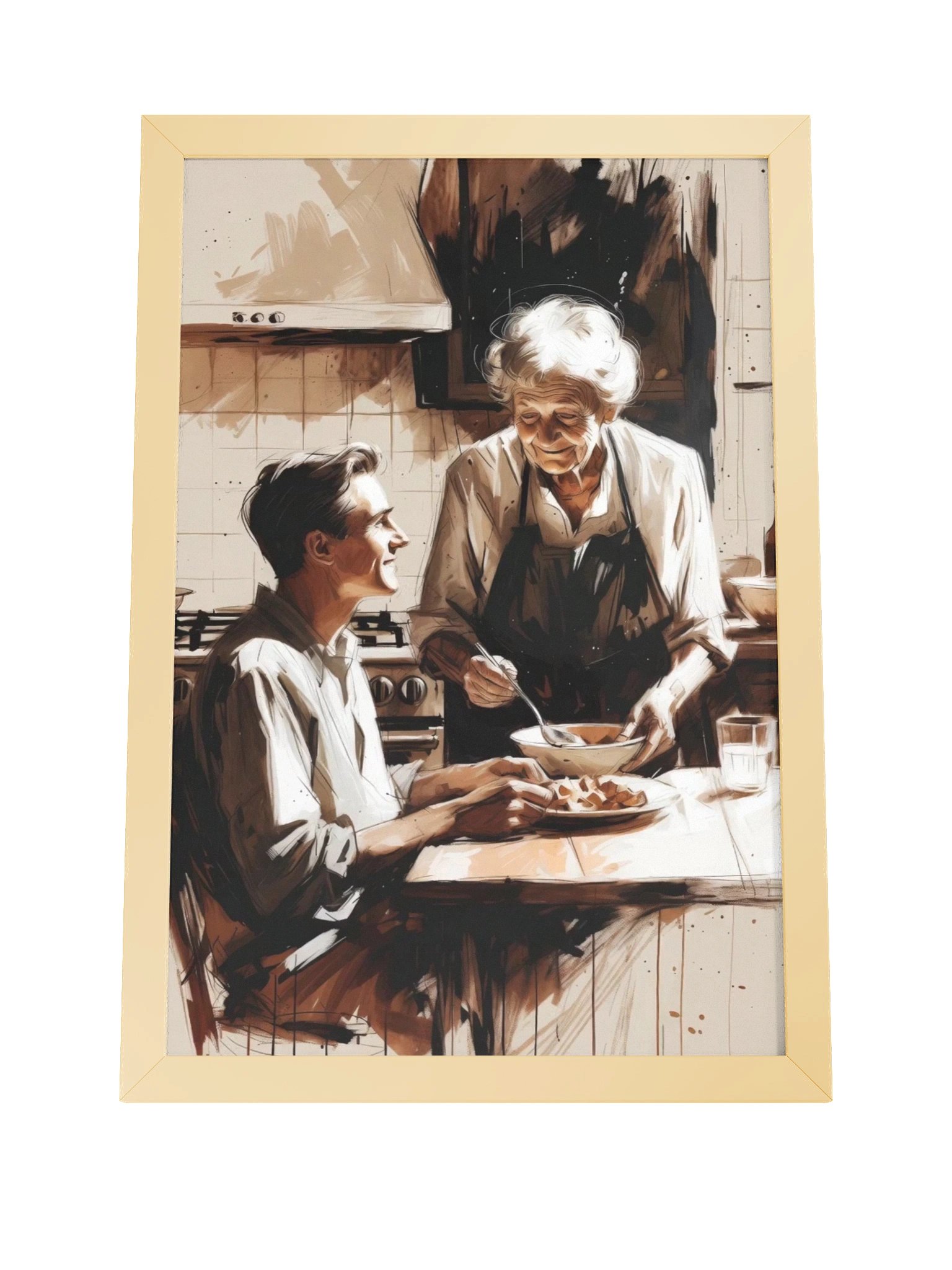 [PRE-FRAMED] Essence of Humanity: Grandma's Cooking product image (4)