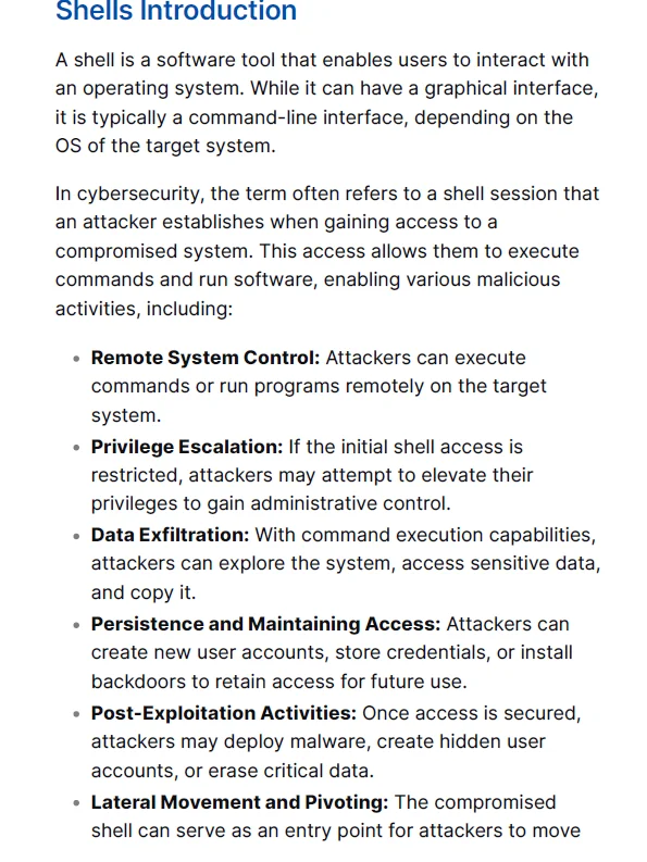 Shells Study Notes product image (2)