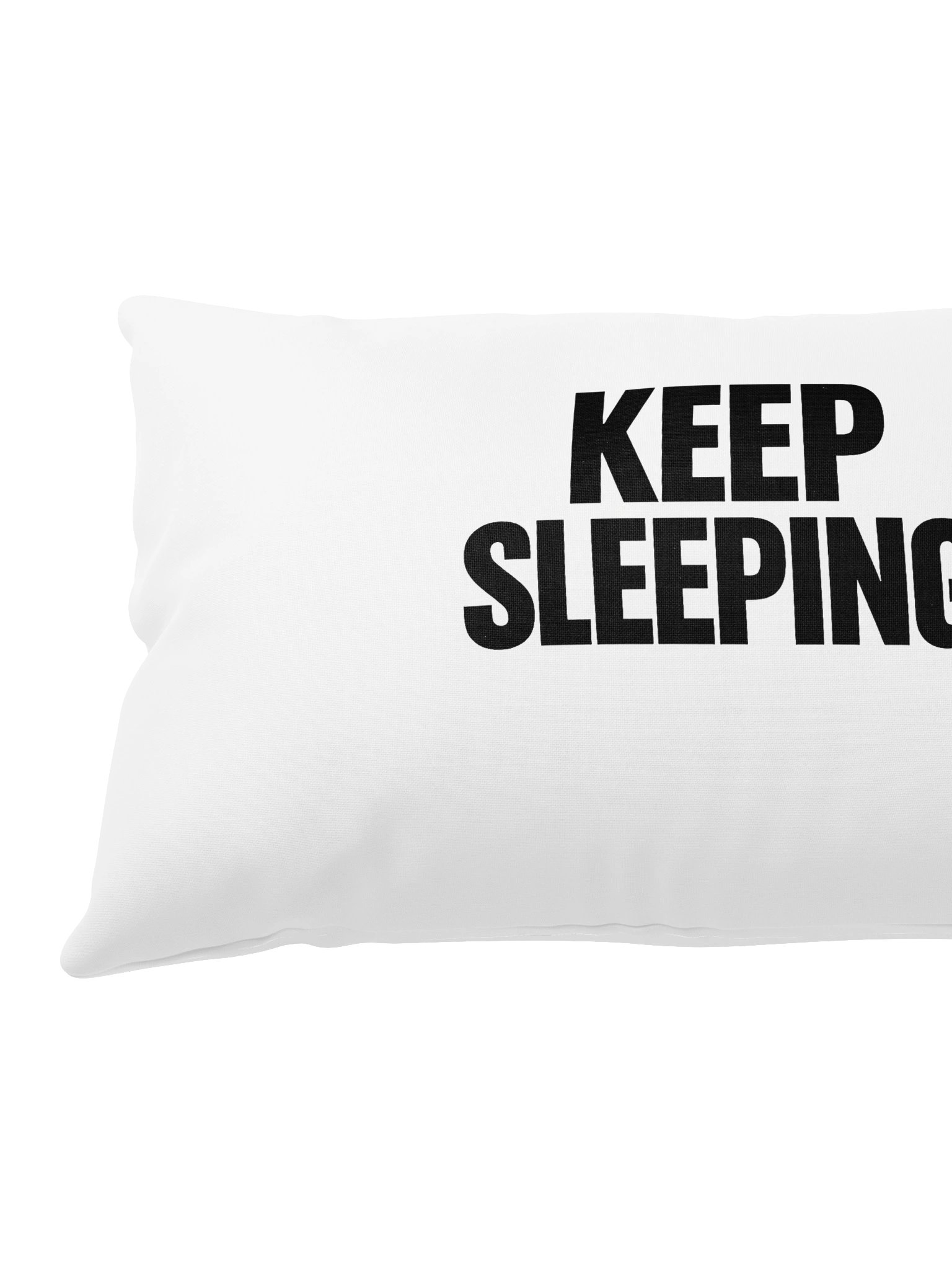 Keep Sleeping Minimalist Throw Pillow product image (8)
