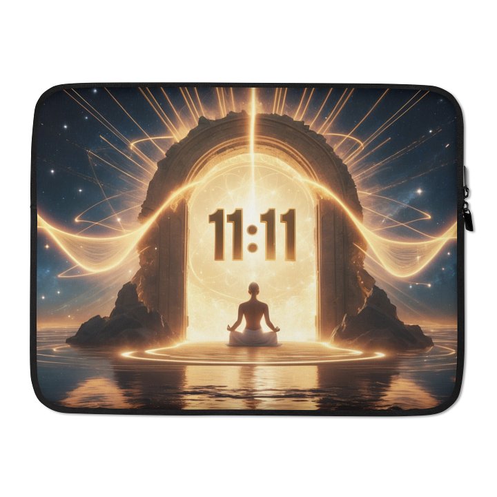 11:11 Portal – Ascension Code Laptop Sleeve product image (2)