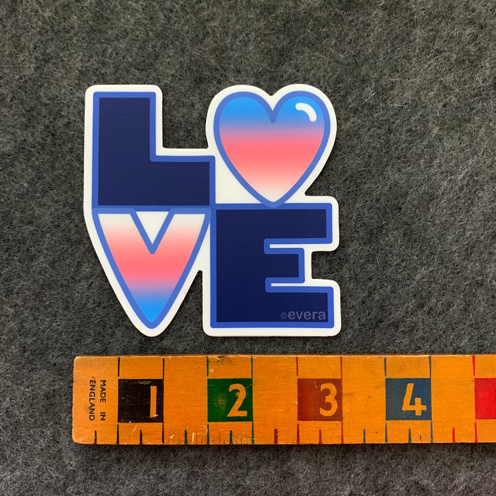 Trans LOVE Sticker product image (2)