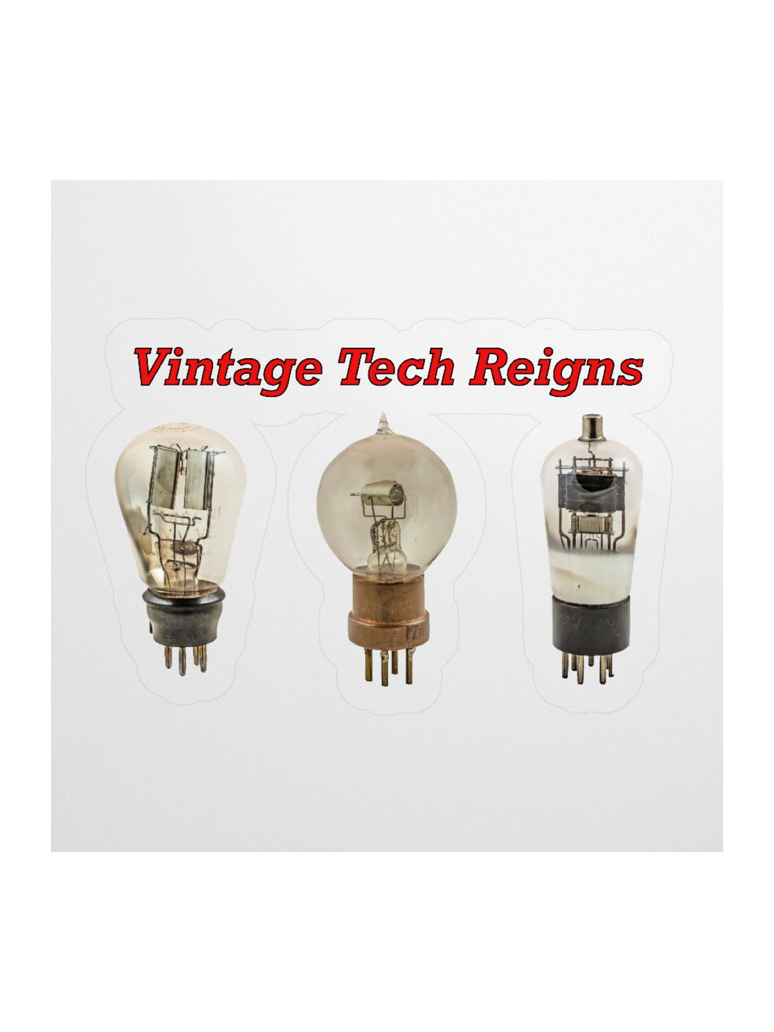 Vintage Tech Reigns Stickers product image (1)
