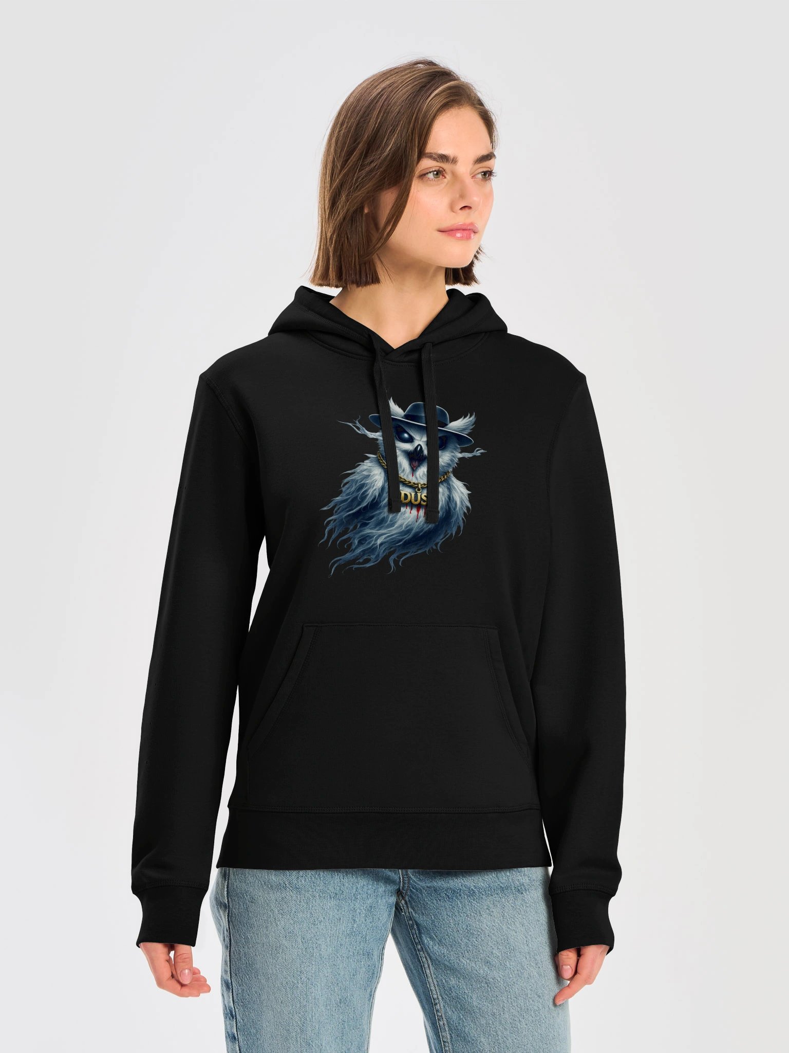 Phant Owl/DP Logo Unisex Organic Hoodie product image (5)