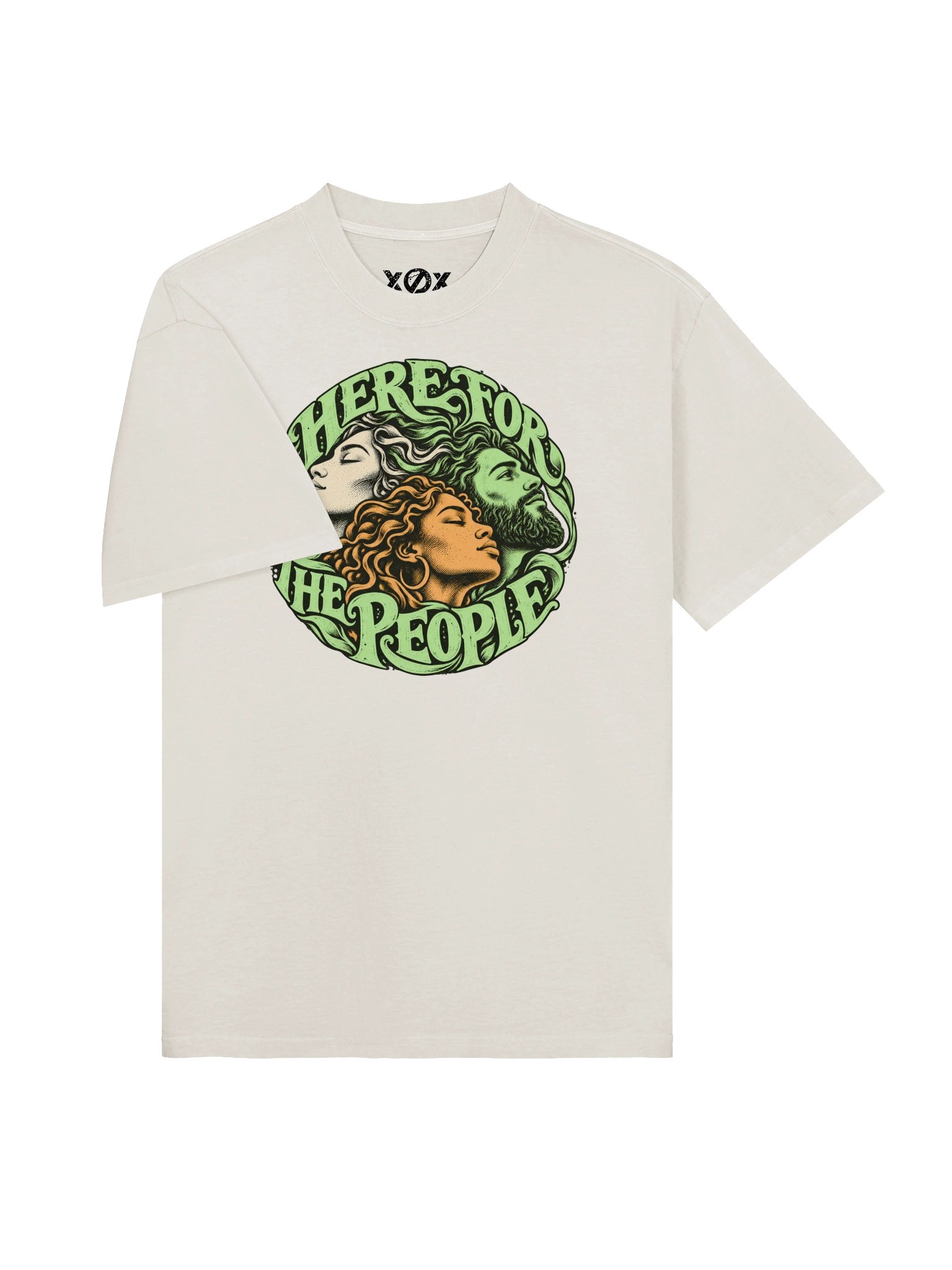 HERE FOR THE PEOPLE — Unisex Oversized Graphic T-Shirt product image (3)