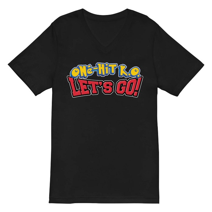 One-Hit K.O. Let's Go! - Bella+Canvas Short Sleeve V-Neck Jersey T-Shirt product image (2)