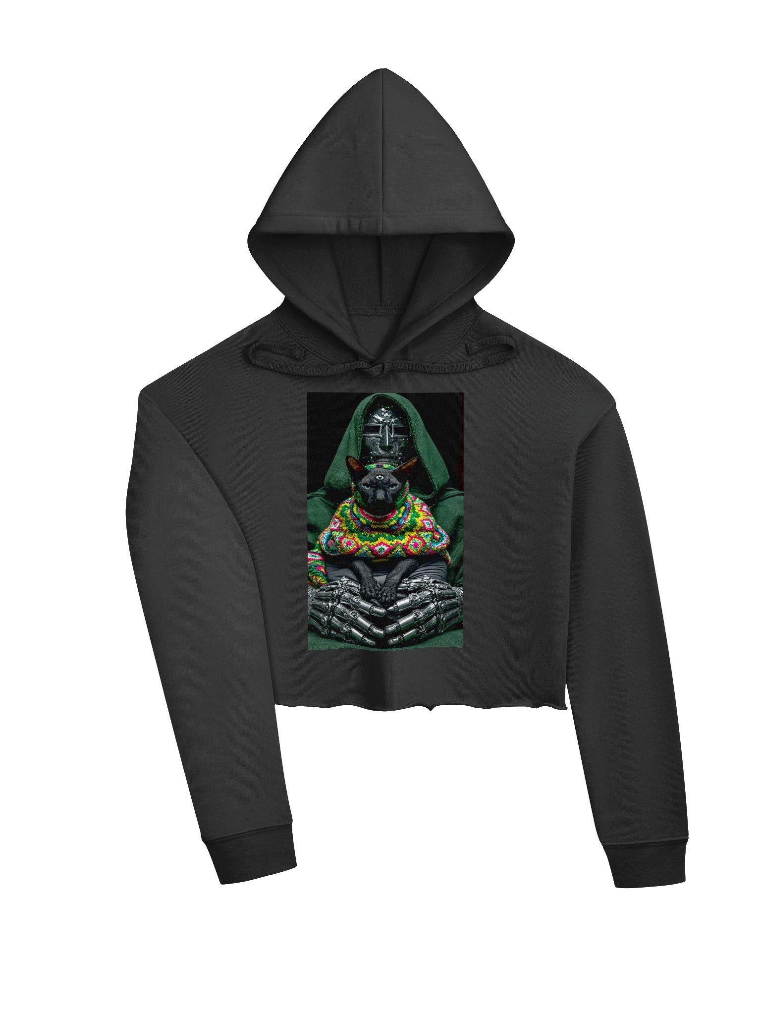 OUIJA DOOM - CROPPED HOODIE (PREMIUM) product image (6)