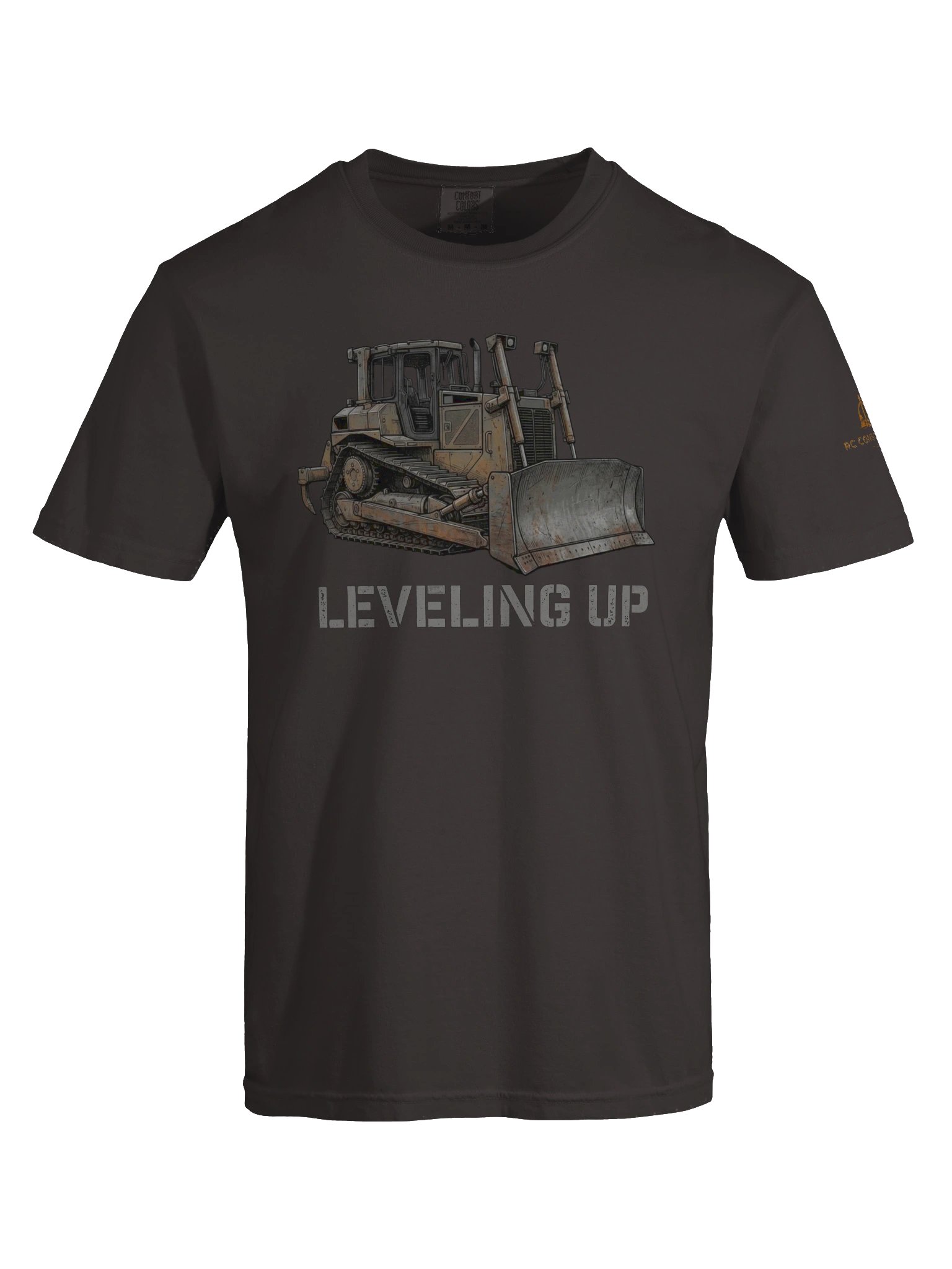 Leveling Up Bulldozer Heavyweight Tee product image (58)