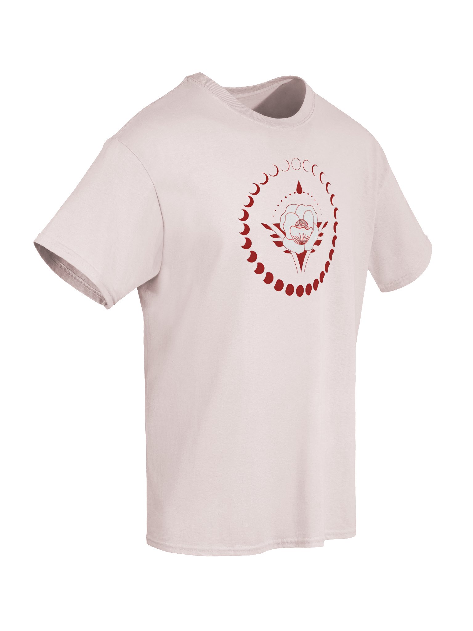 Mystic Full Moon Blooming Rose Well Women Rising T-Shirt product image (32)