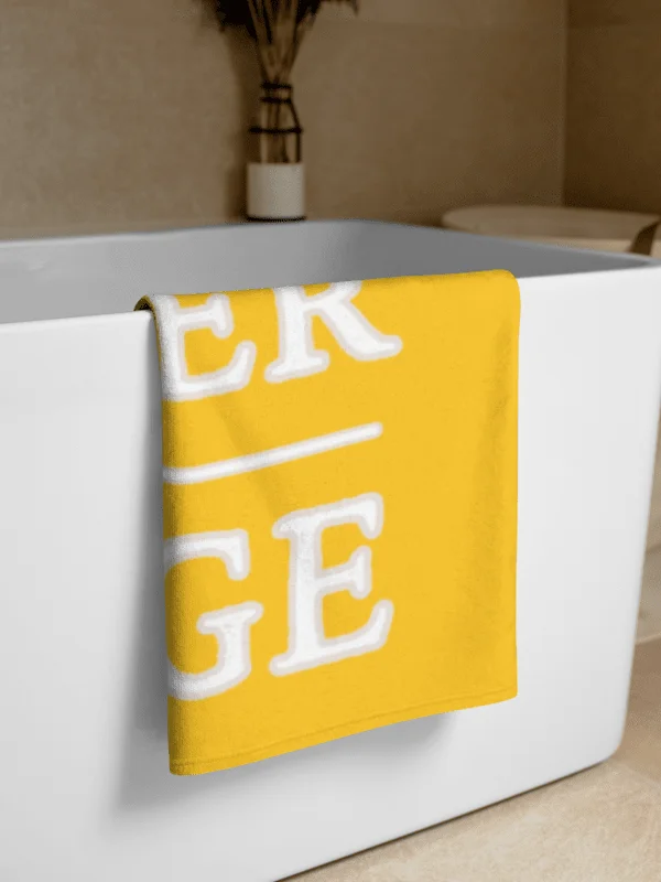 SUMMER LOUNGE SUNNY YELLOW TOWEL - Strandtuch Sonnengelb product image (1)