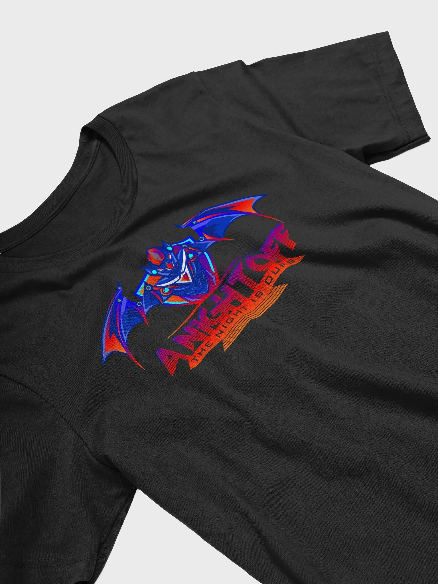 ANO Colored Logo Black Shirt product image (3)