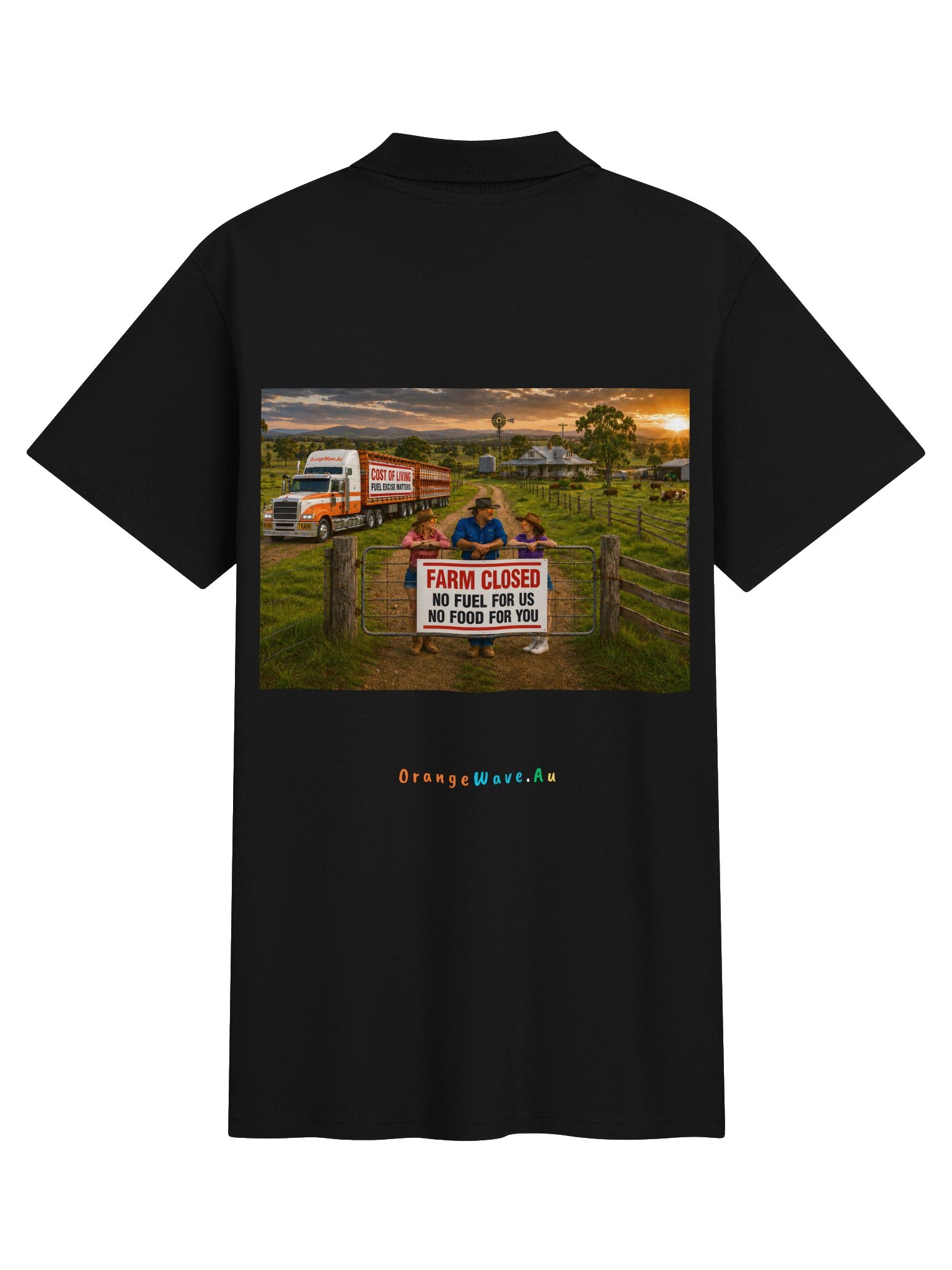 No Fuel for Us - No Food for You Polo product image (2)