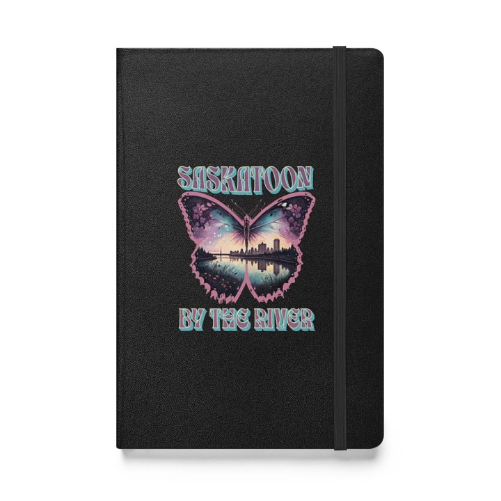 Saskatoon By The River Butterfly Hardcover Notebook product image (1)
