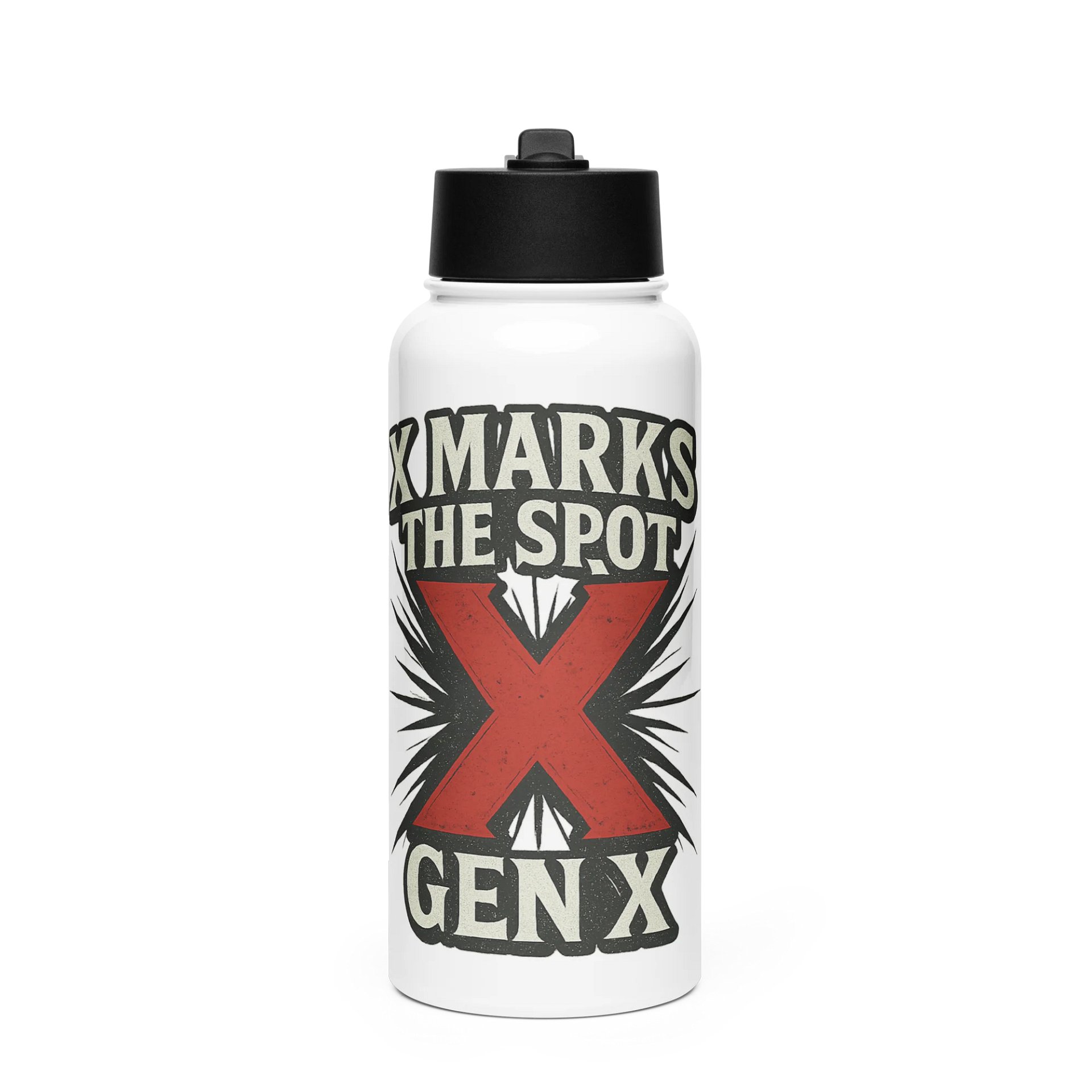 X Marks the Spot - Water Bottle product image (1)