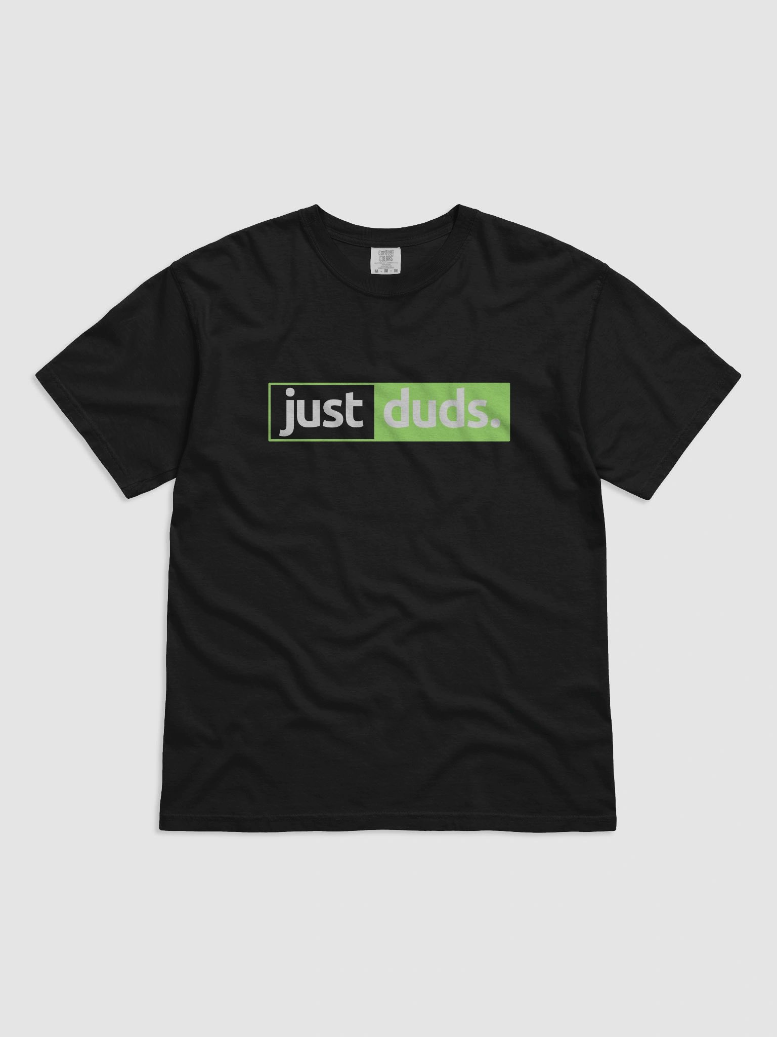 Pixelated Comfort: Green 'Duds' T-Shirt product image (1)